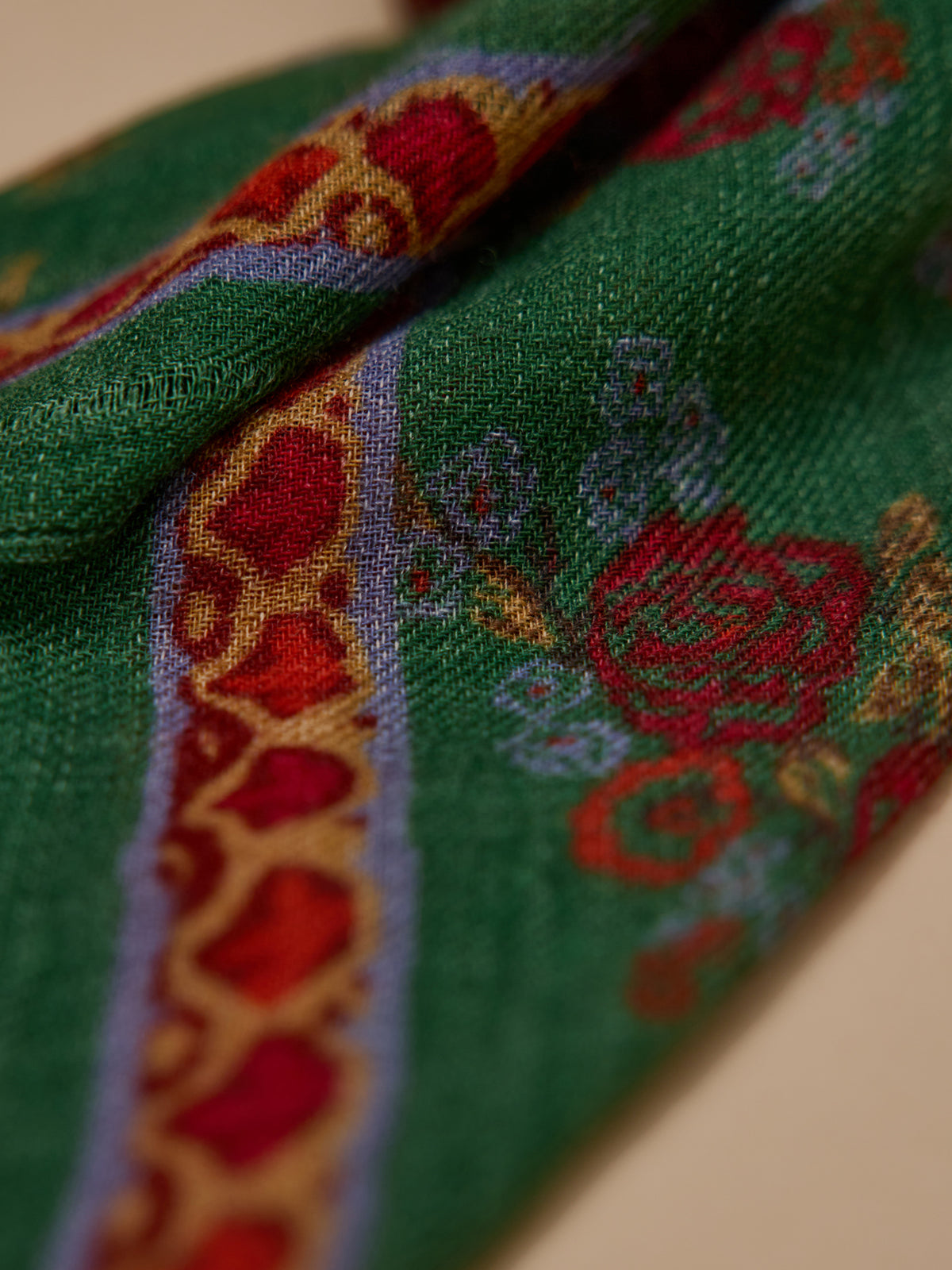 Bandana imprimé en laine femme