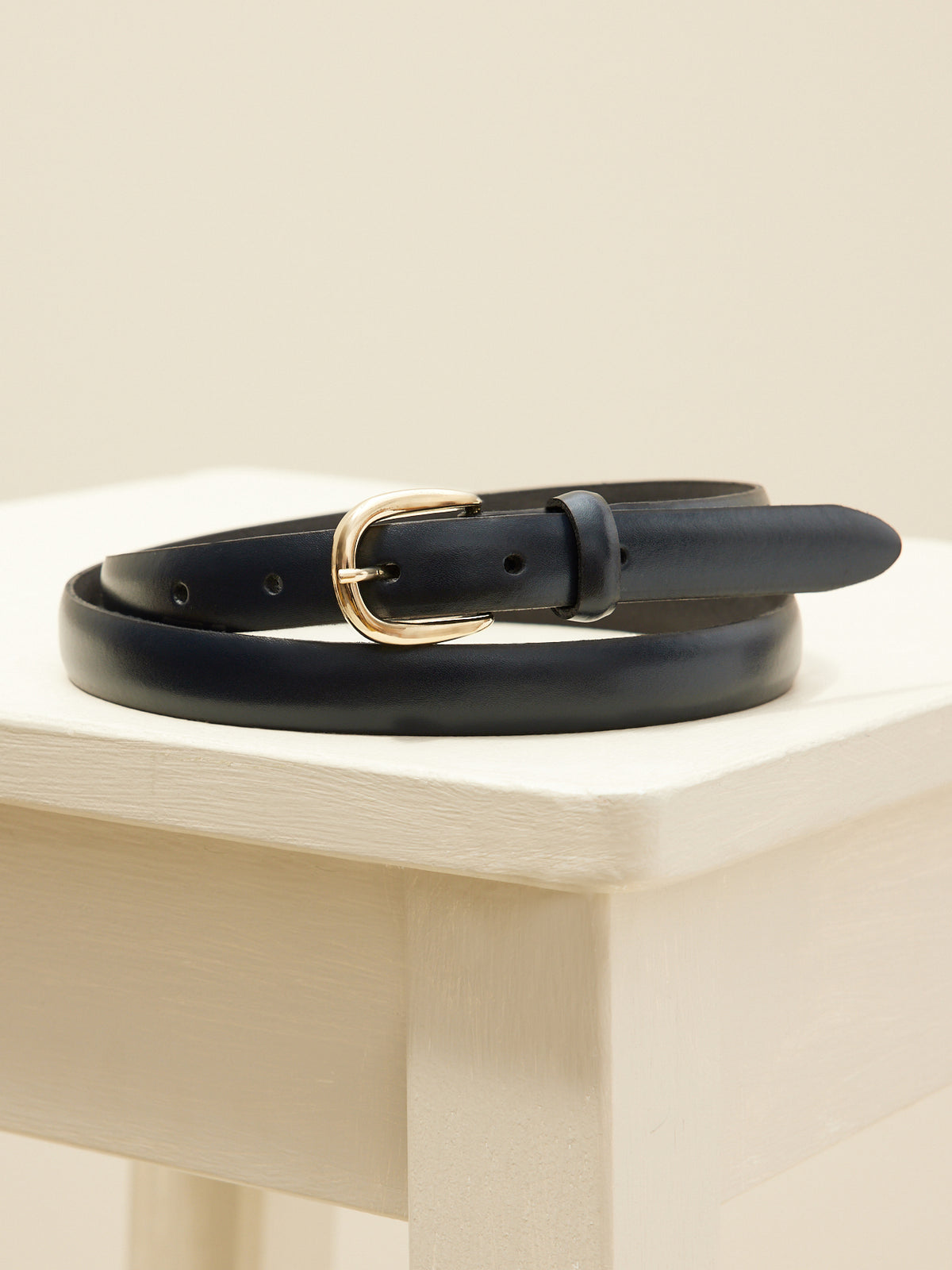 Ceinture fine cuir femme