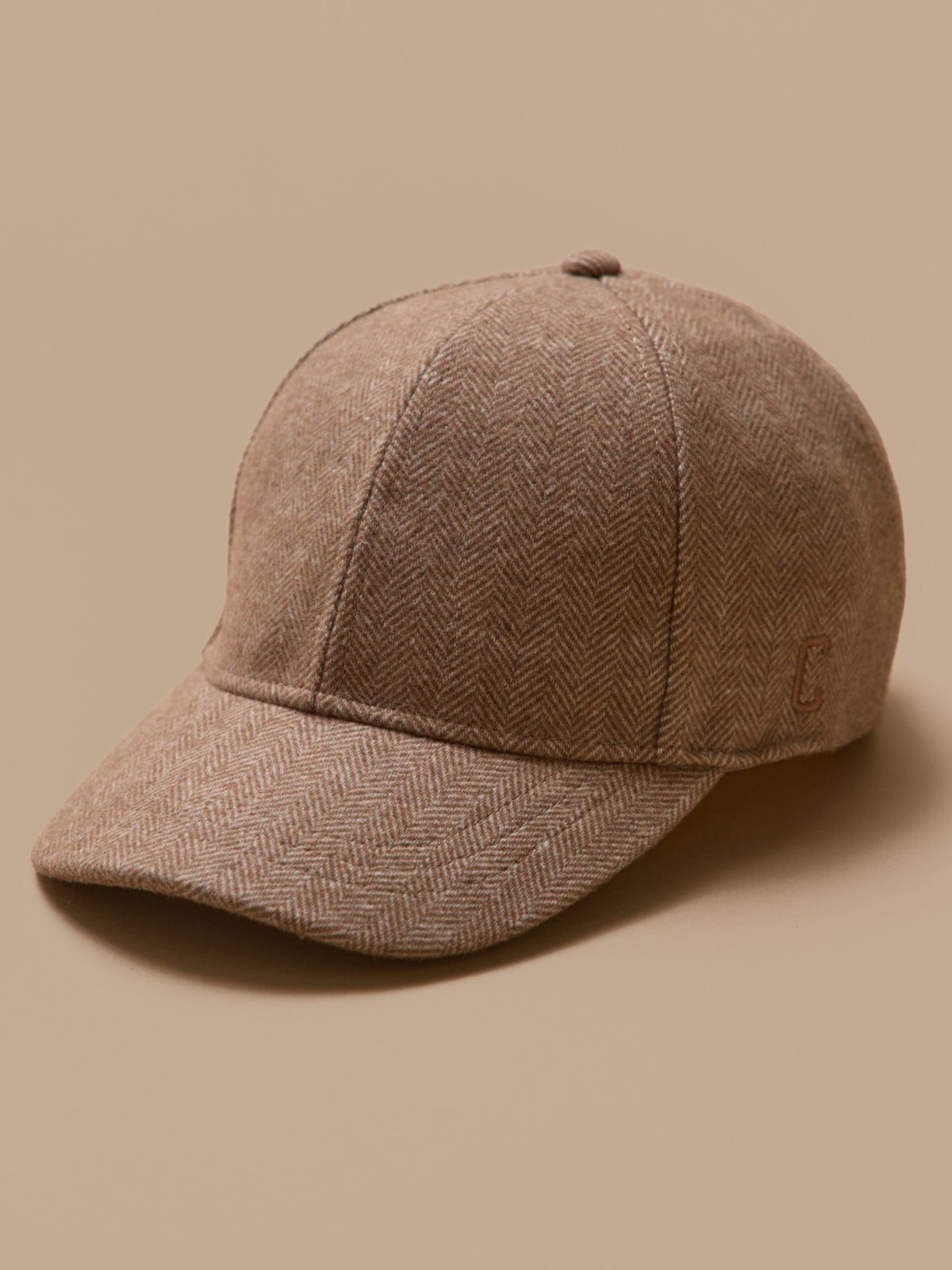 Casquette tweed chevrons adulte et ado