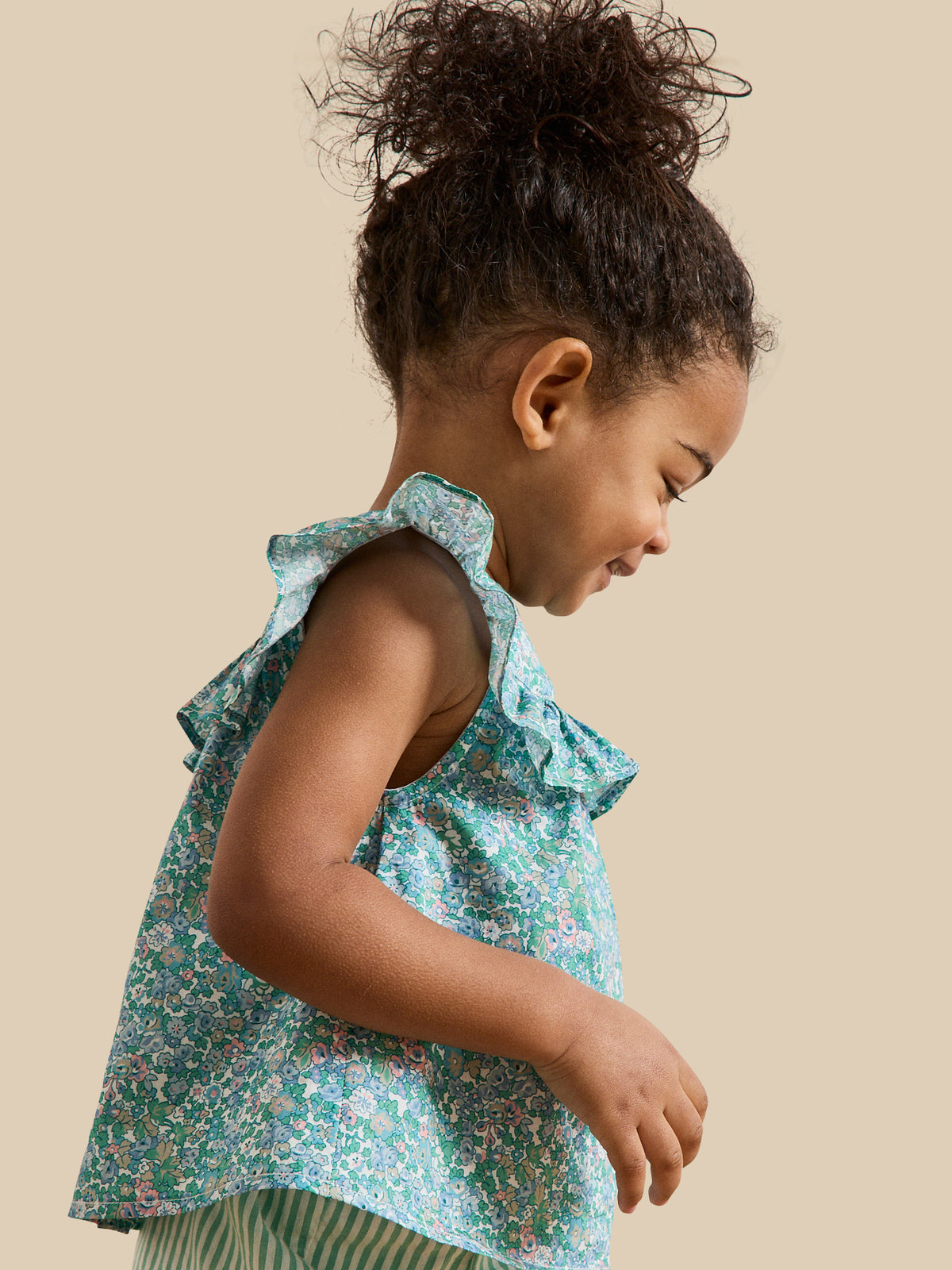 Top en tissu Liberty Harriet bébé