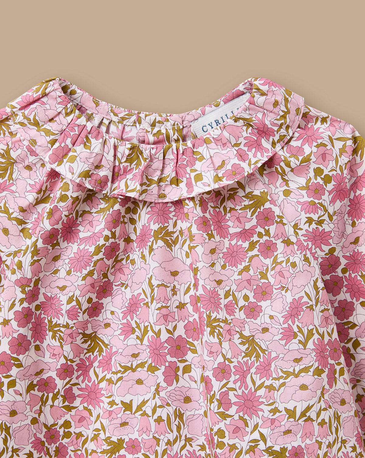 Blouse en tissu Liberty Bébé