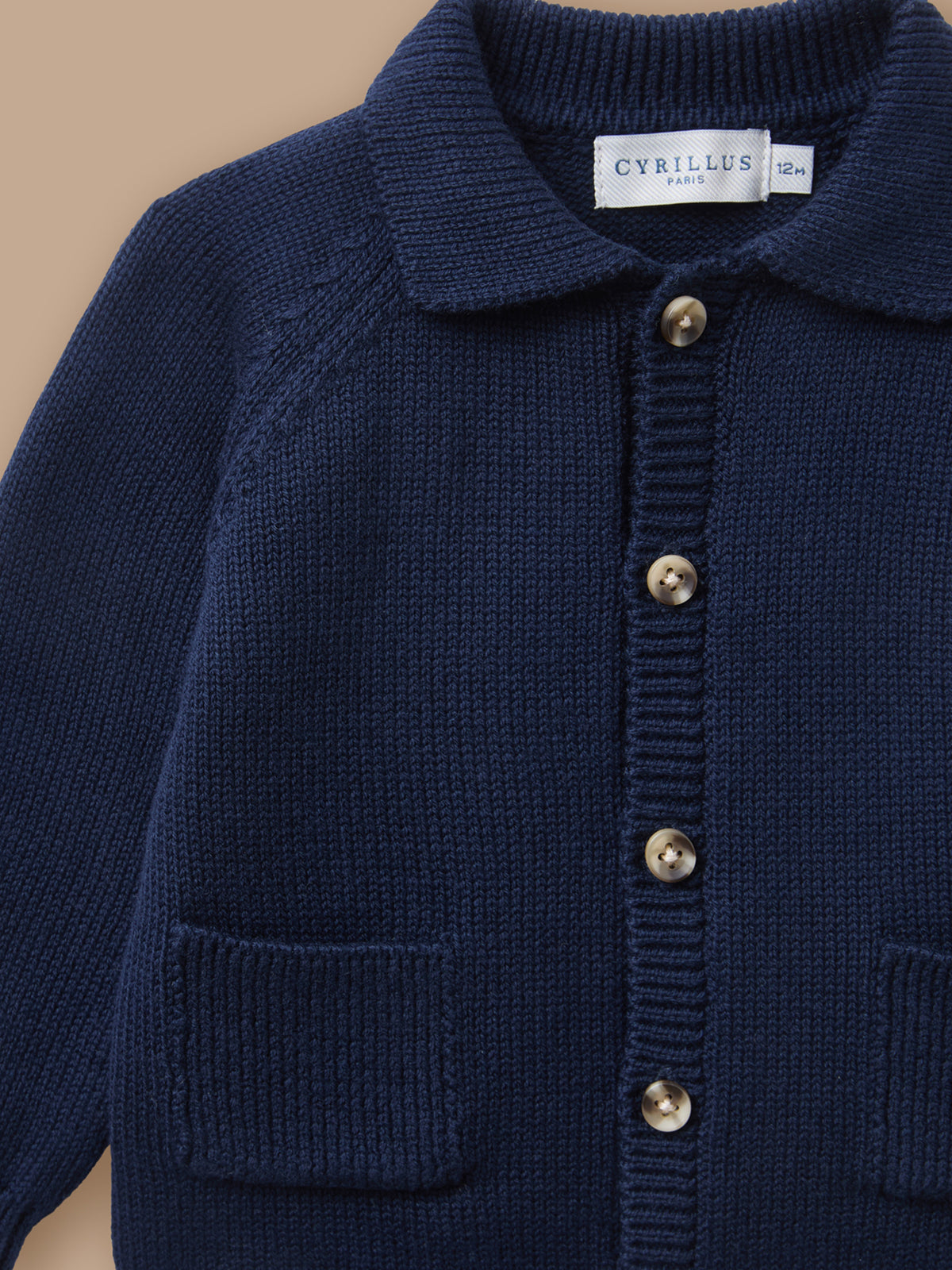 Cardigan col polo Bébé