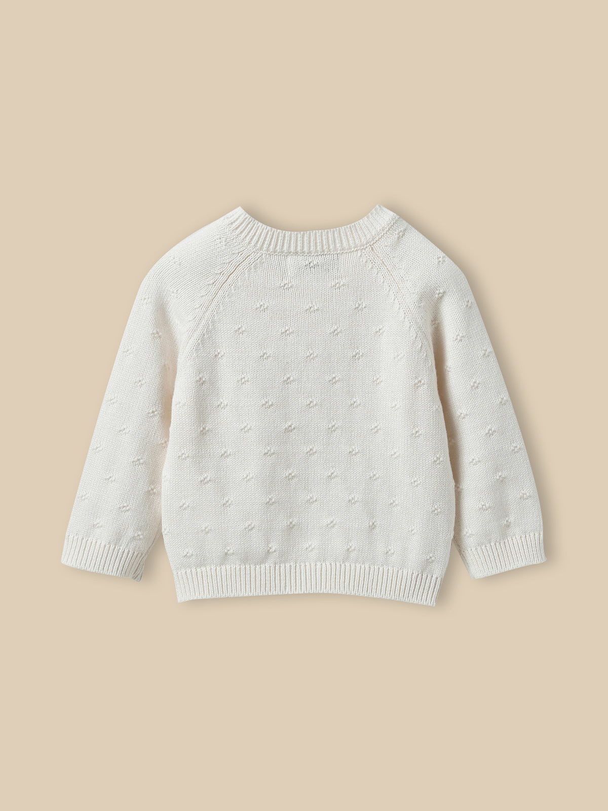 Cardigan maille ajourée bébé - Coton biologique