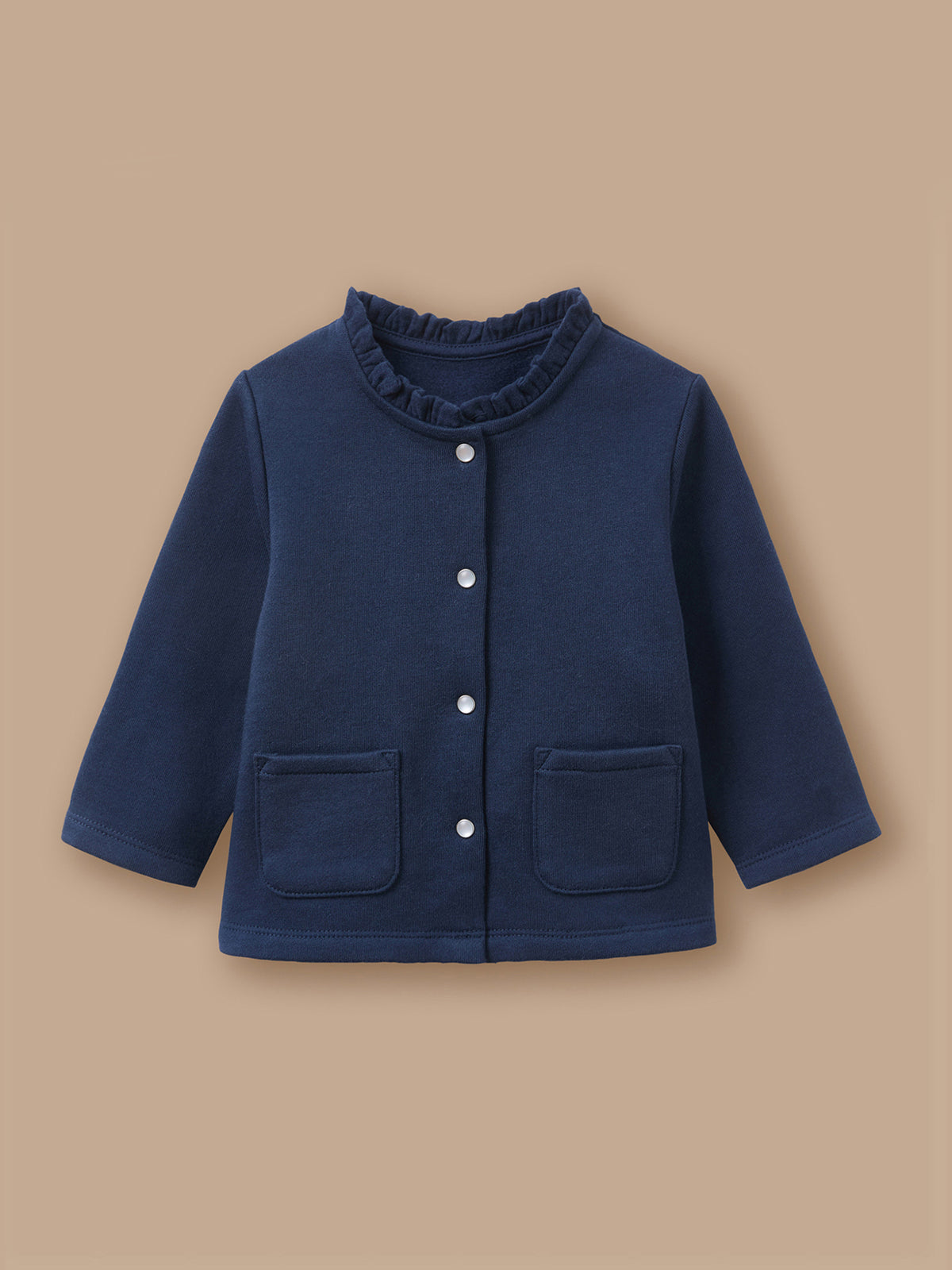Cardigan en molleton bébé
