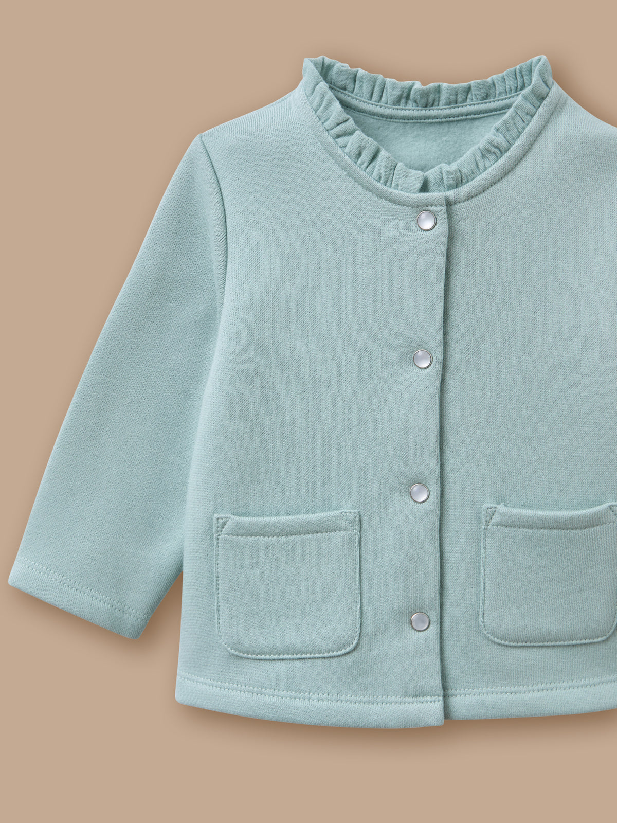 Cardigan en molleton bébé