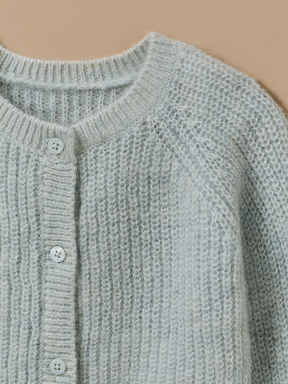 Cardigan laine et mohair Bébé
