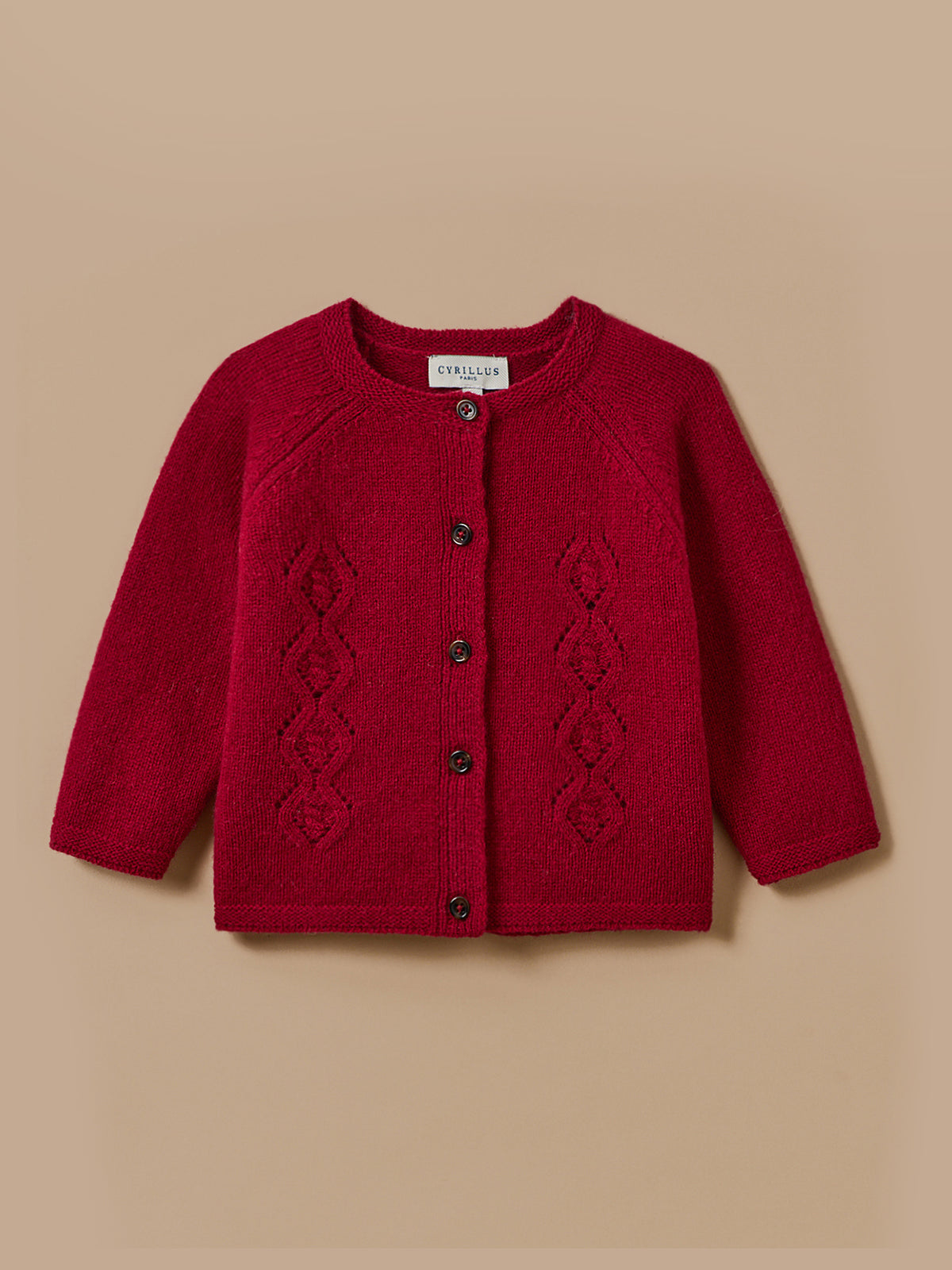 Cardigan en laine mérinos Bébé