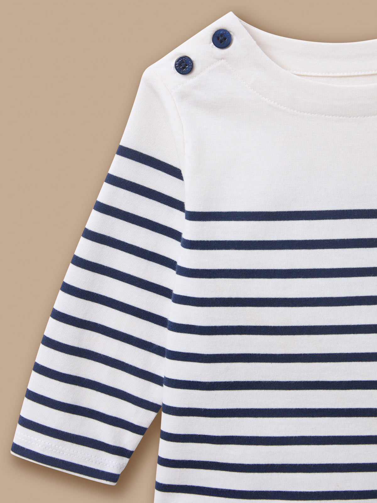 T-shirt marinière boutonné Bébé