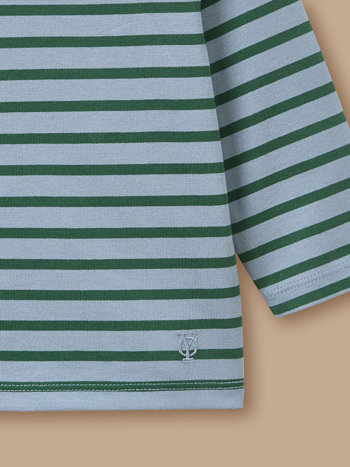 T-shirt marinière boutonné Bébé