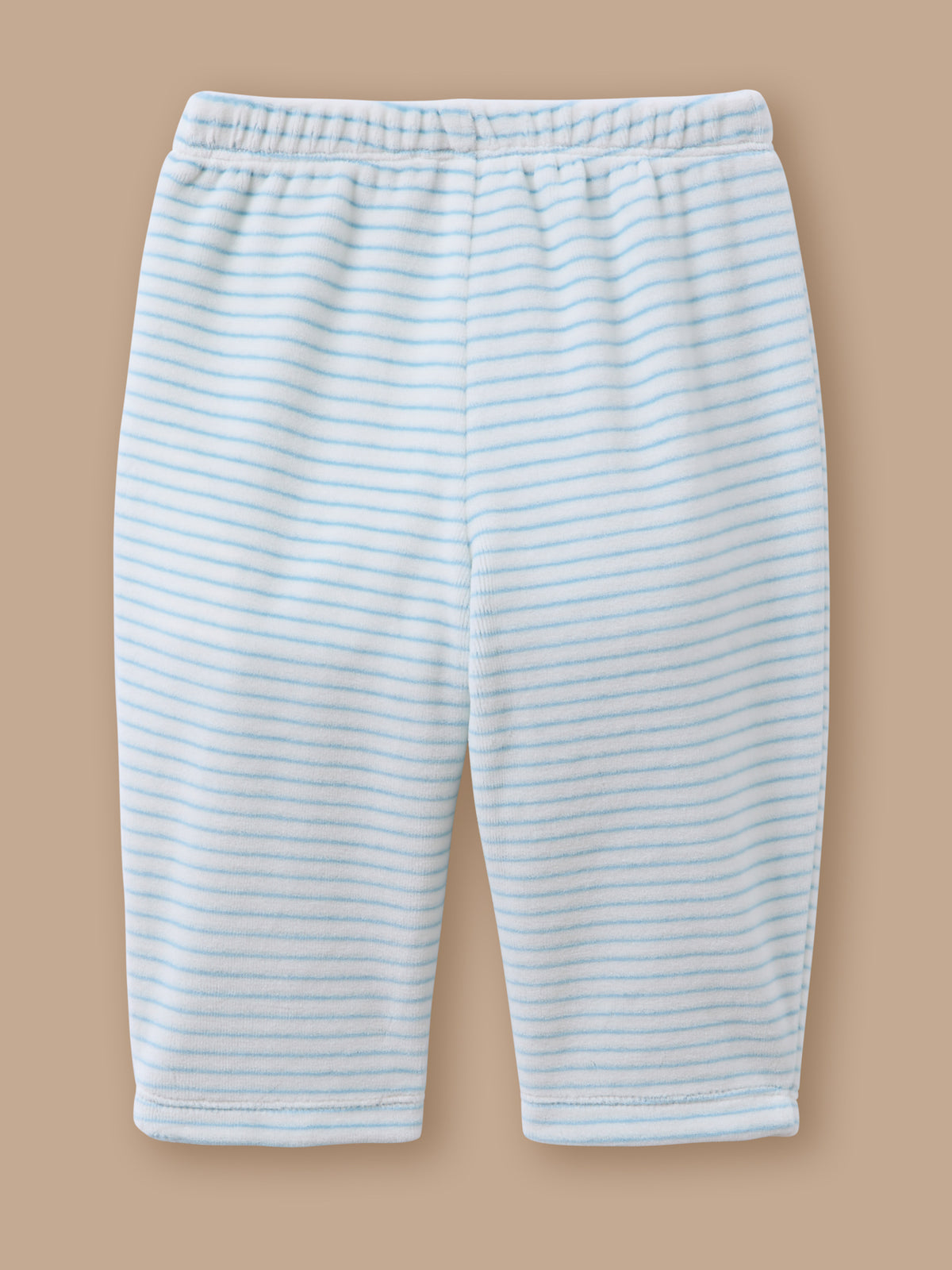 Pyjama rayé en velours Bébé