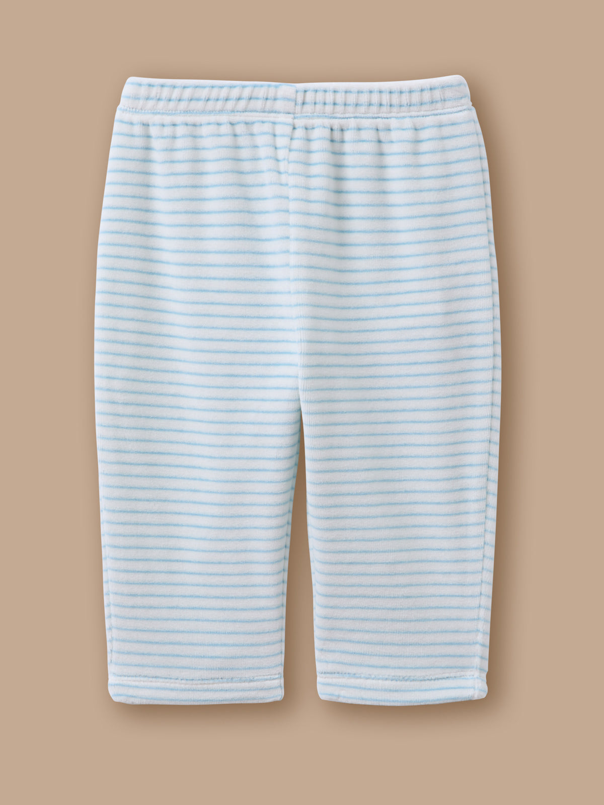 Pyjama rayé en velours Bébé