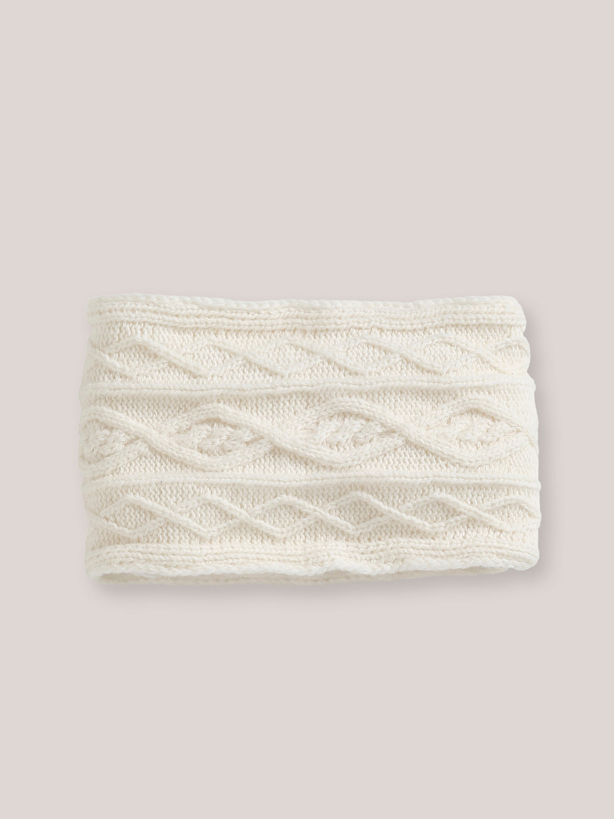 Snood torsadé doublé polaire Bébé