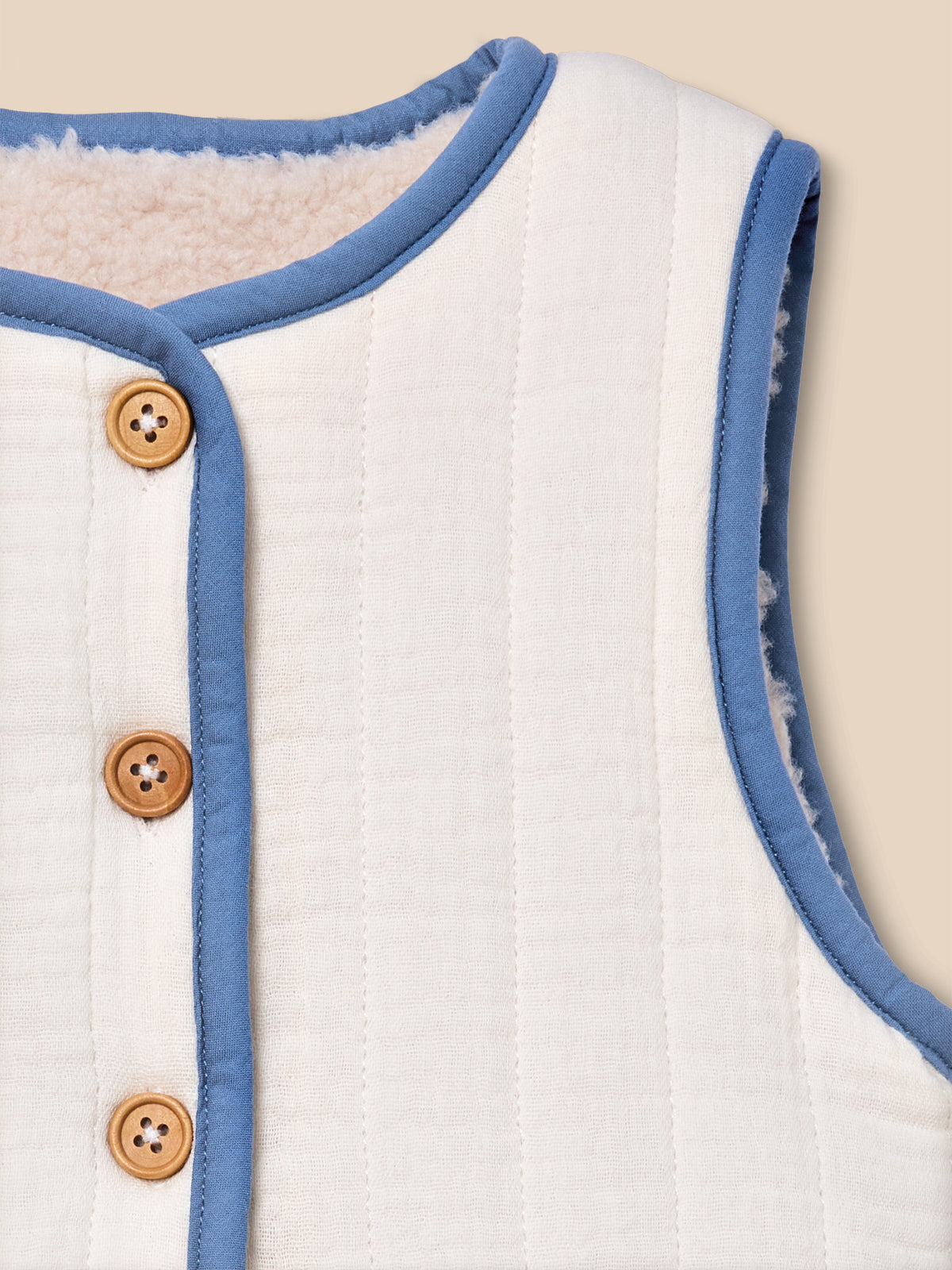 Veste sans manches réversible Bébé