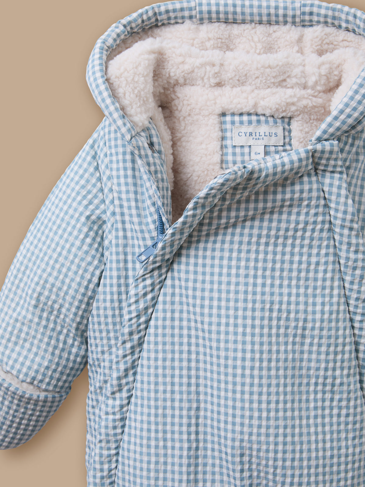 Combi-pilote motif vichy Bébé