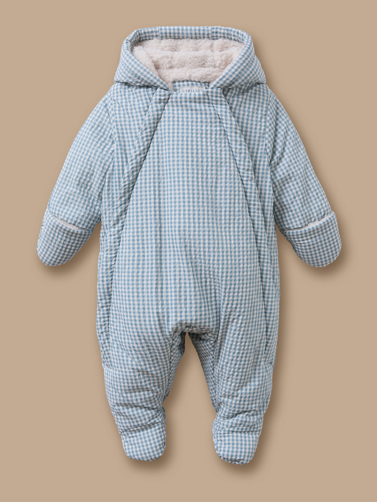 Combi-pilote motif vichy Bébé