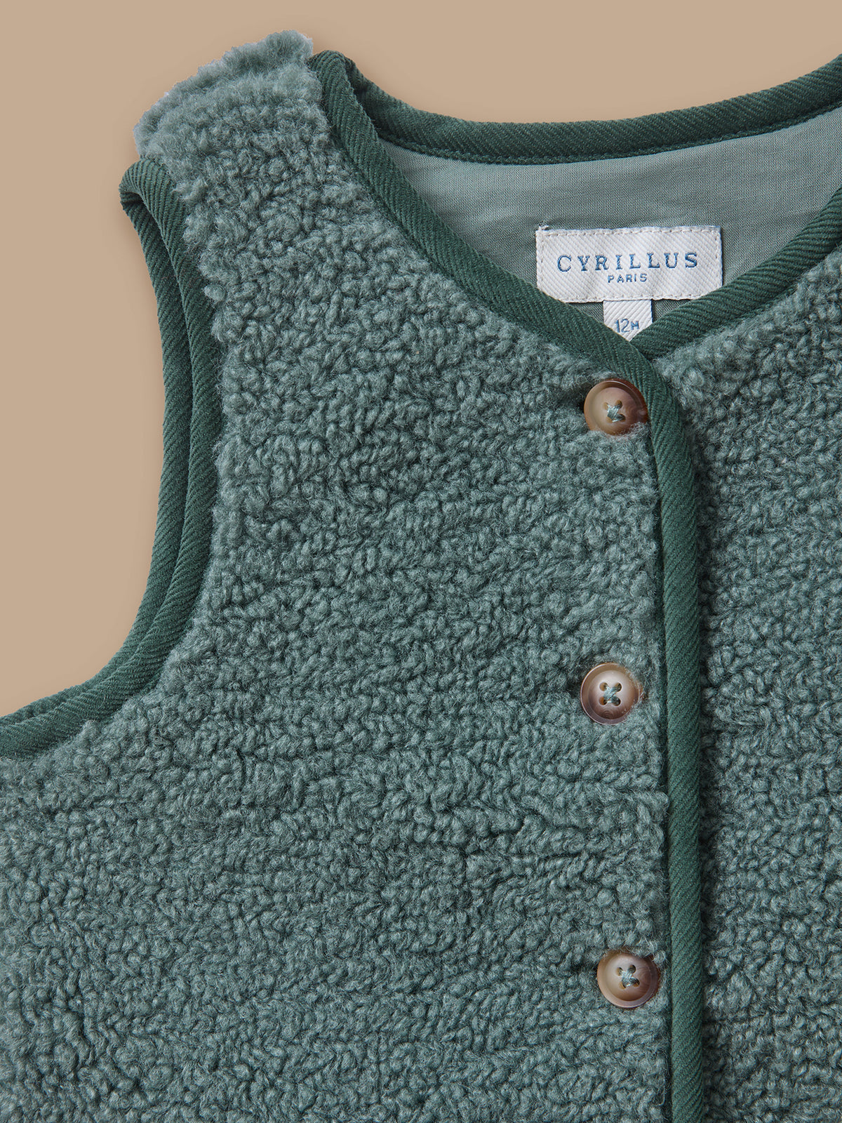 Veste sans manches sherpa Bébé