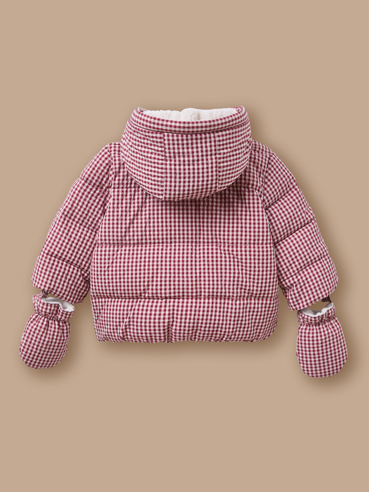 Doudoune motif vichy Bébé