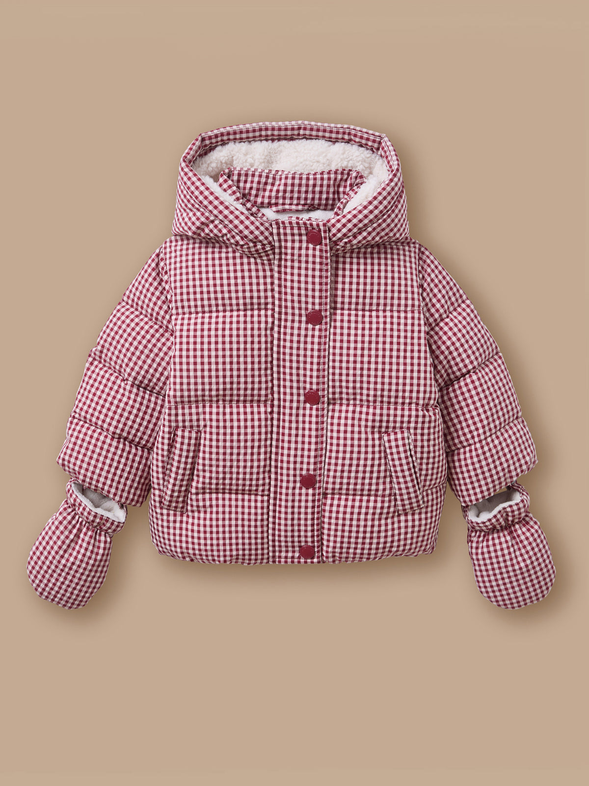 Doudoune motif vichy Bébé
