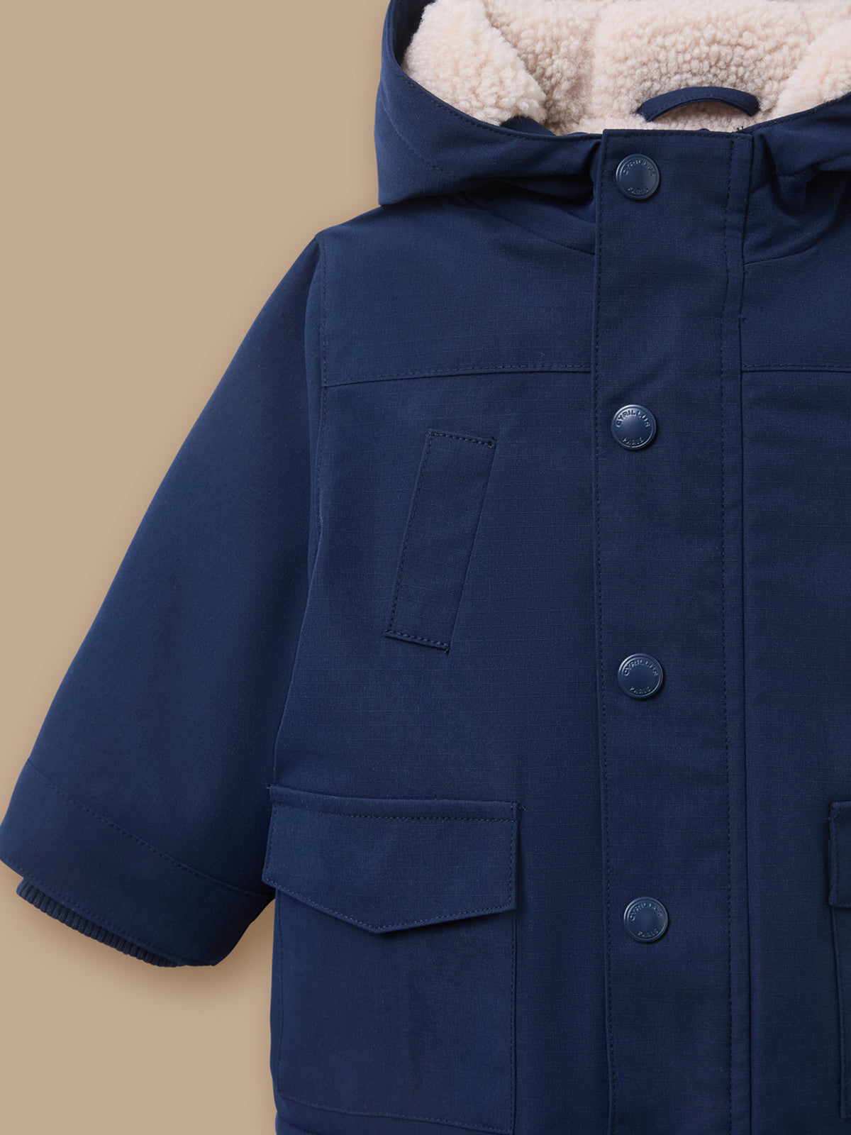 Parka doublée sherpa Bébé
