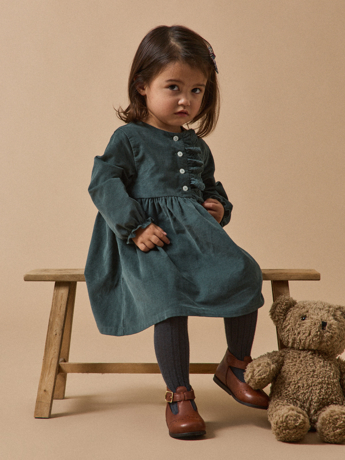 Salomés en cuir bébé