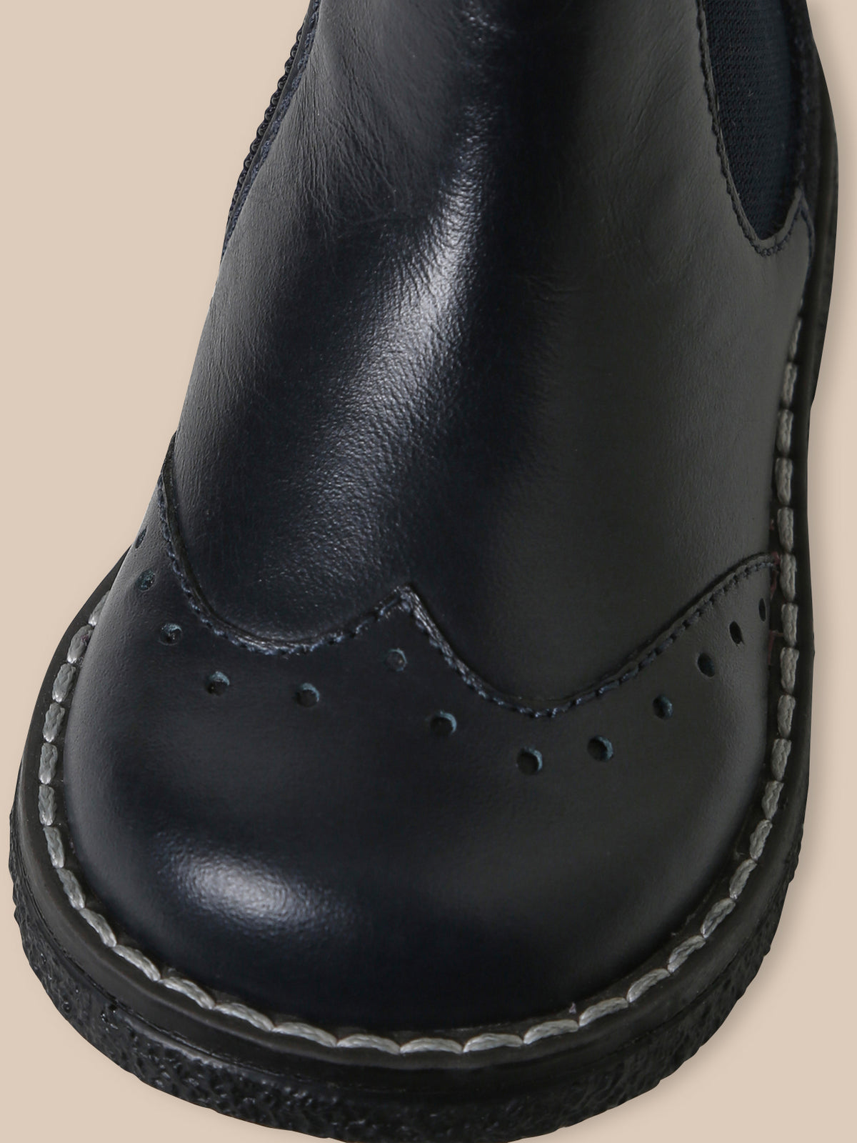Boots Chelsea bébé en cuir