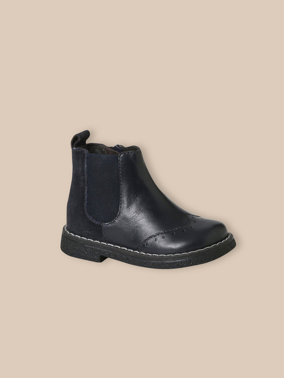Boots Chelsea bébé en cuir