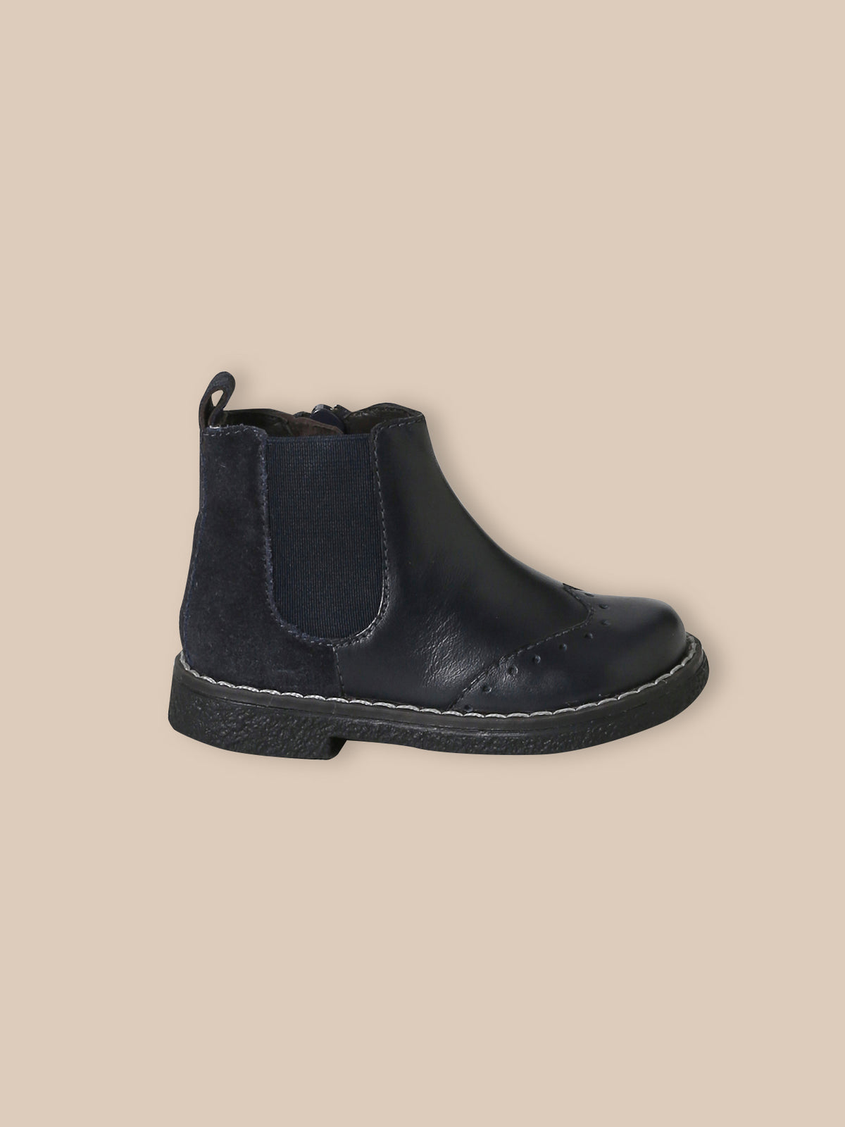 Boots Chelsea bébé en cuir