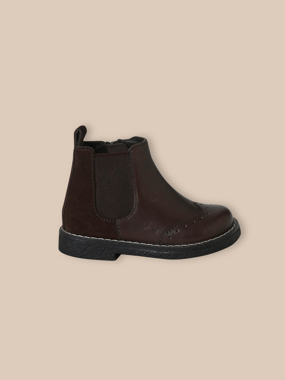Boots Chelsea bébé en cuir