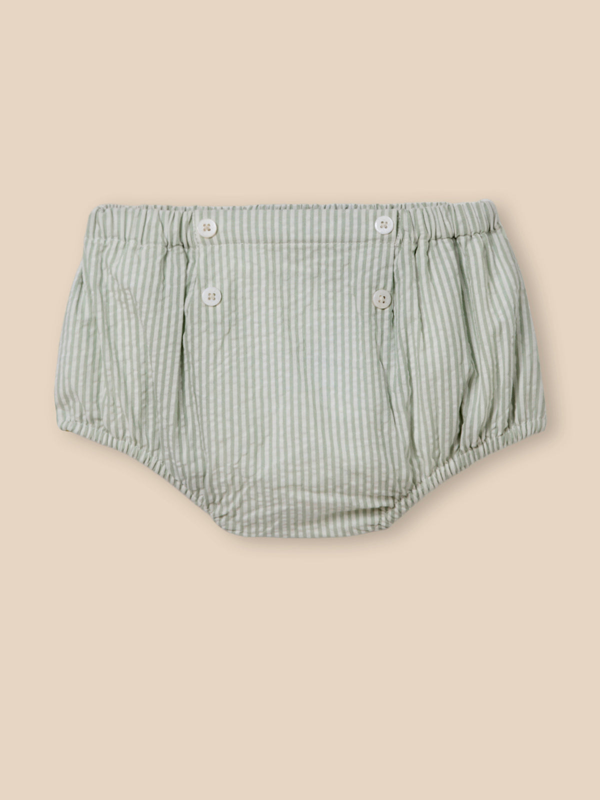 Ensemble T-shirt et bloomer en seersucker