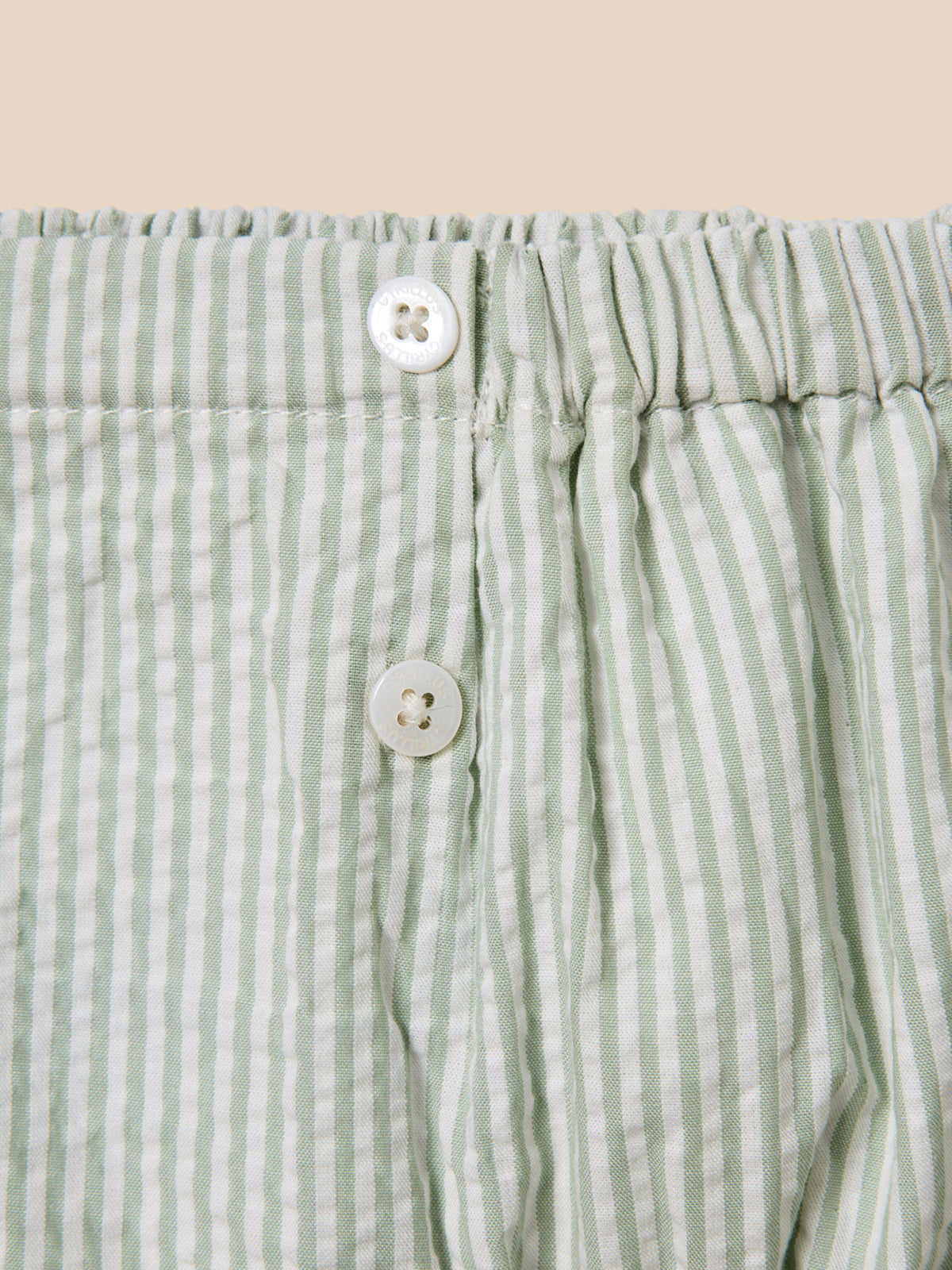 Ensemble T-shirt et bloomer en seersucker
