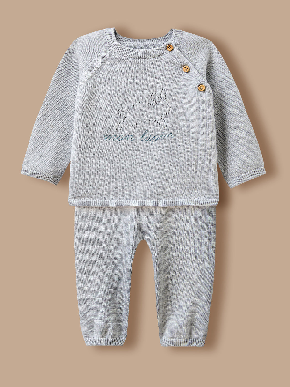 Ensemble laine et coton bébé