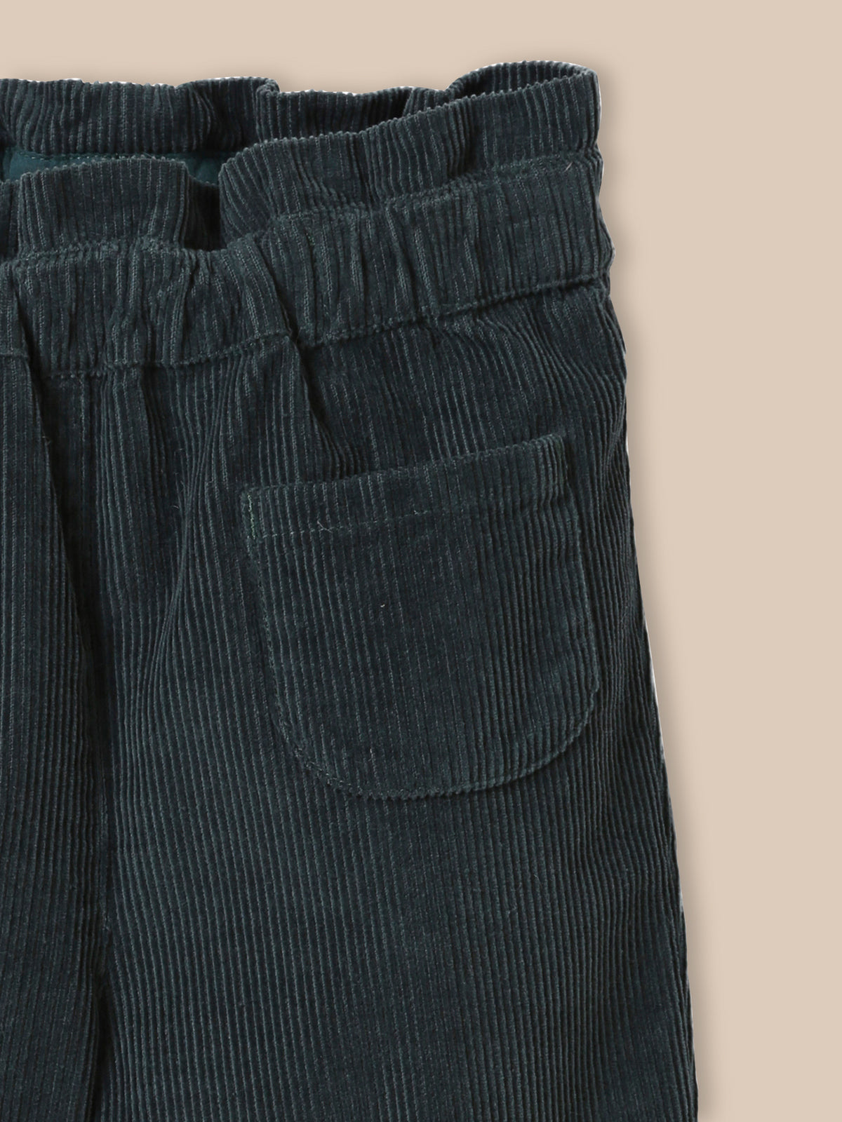 Pantalon paperbag Bébé en velours