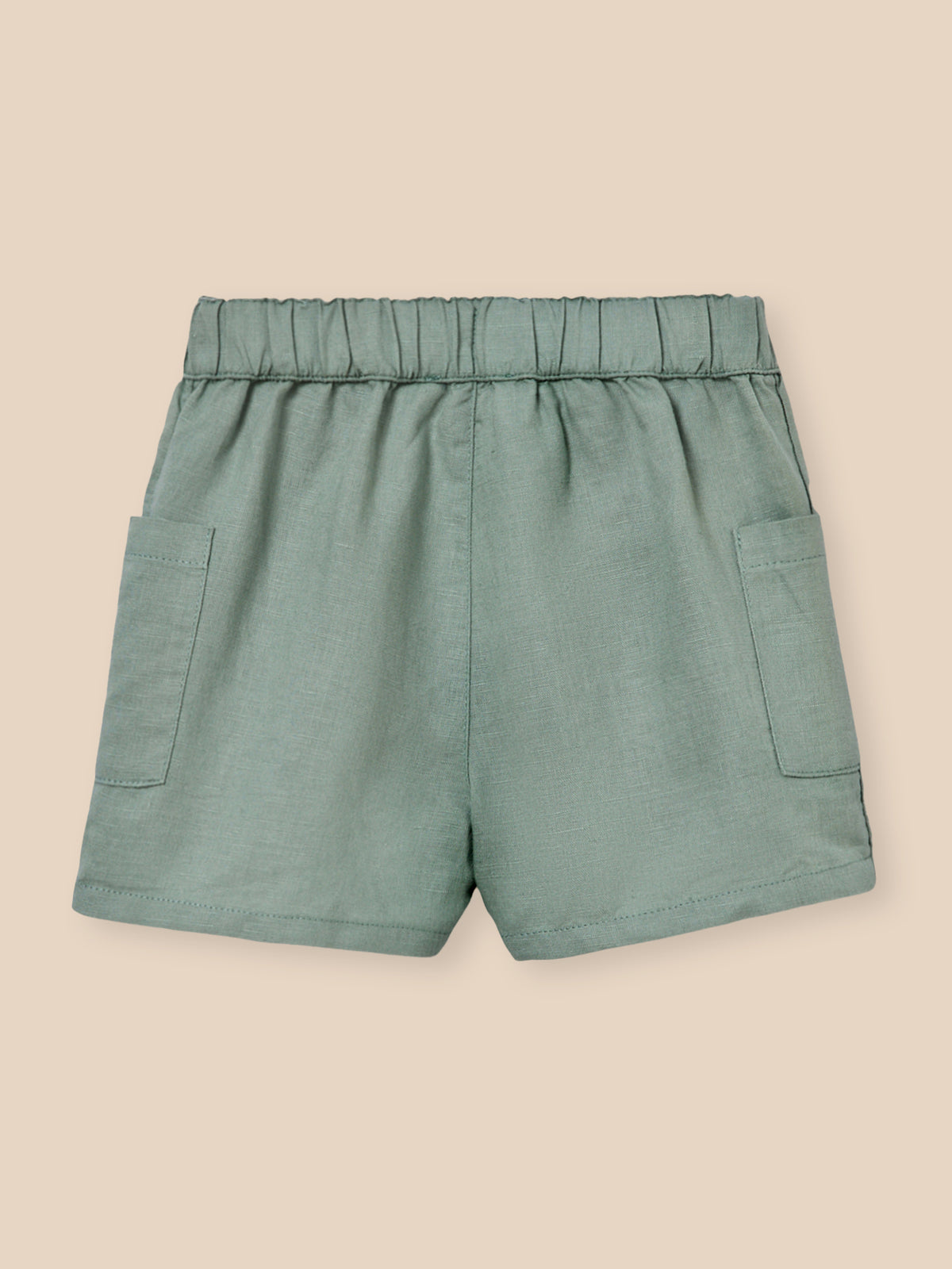 Short en lin et coton Bébé
