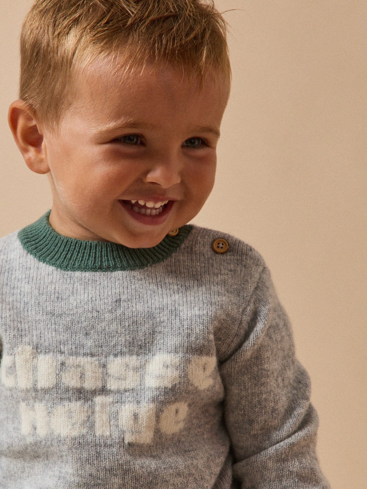 Pull ours Bébé en laine
