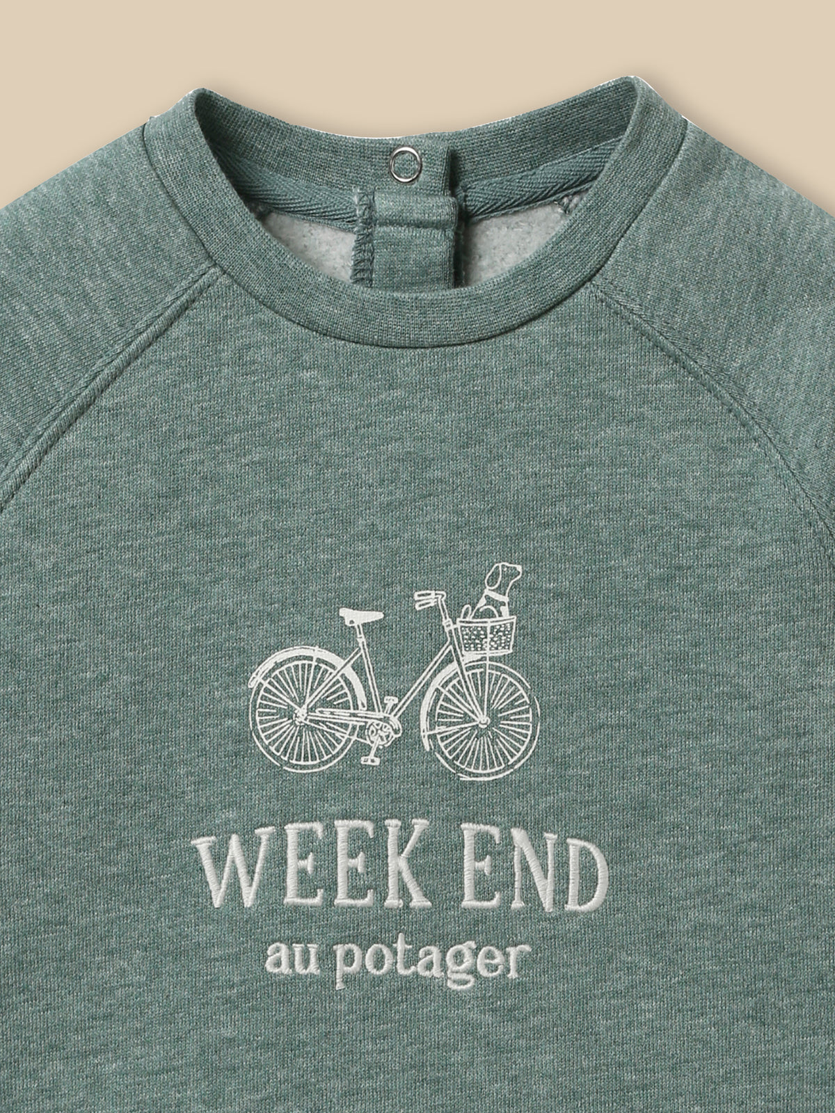 Sweat brodé Bébé - Coton biologique