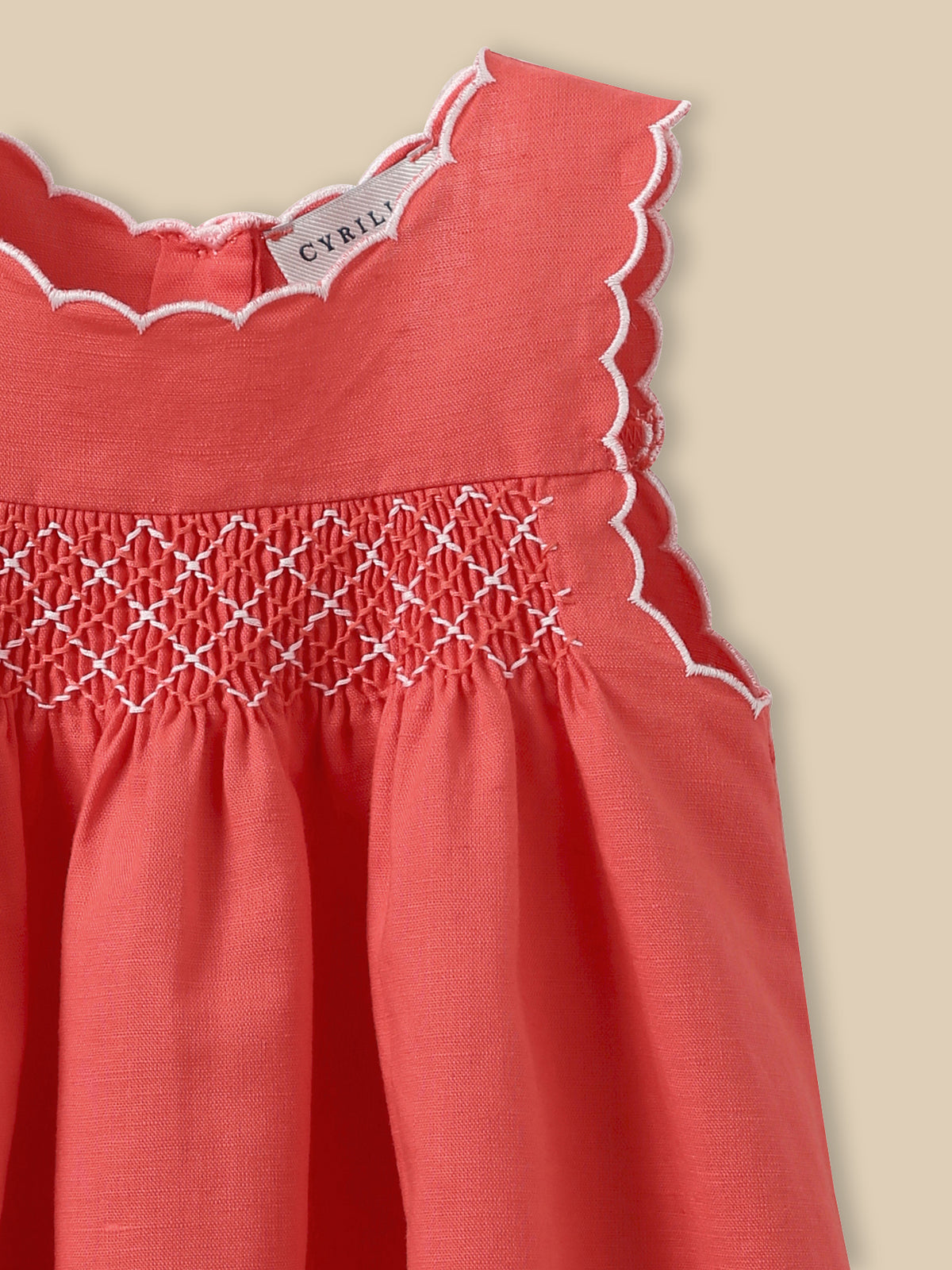 Robe en lin et coton Bébé