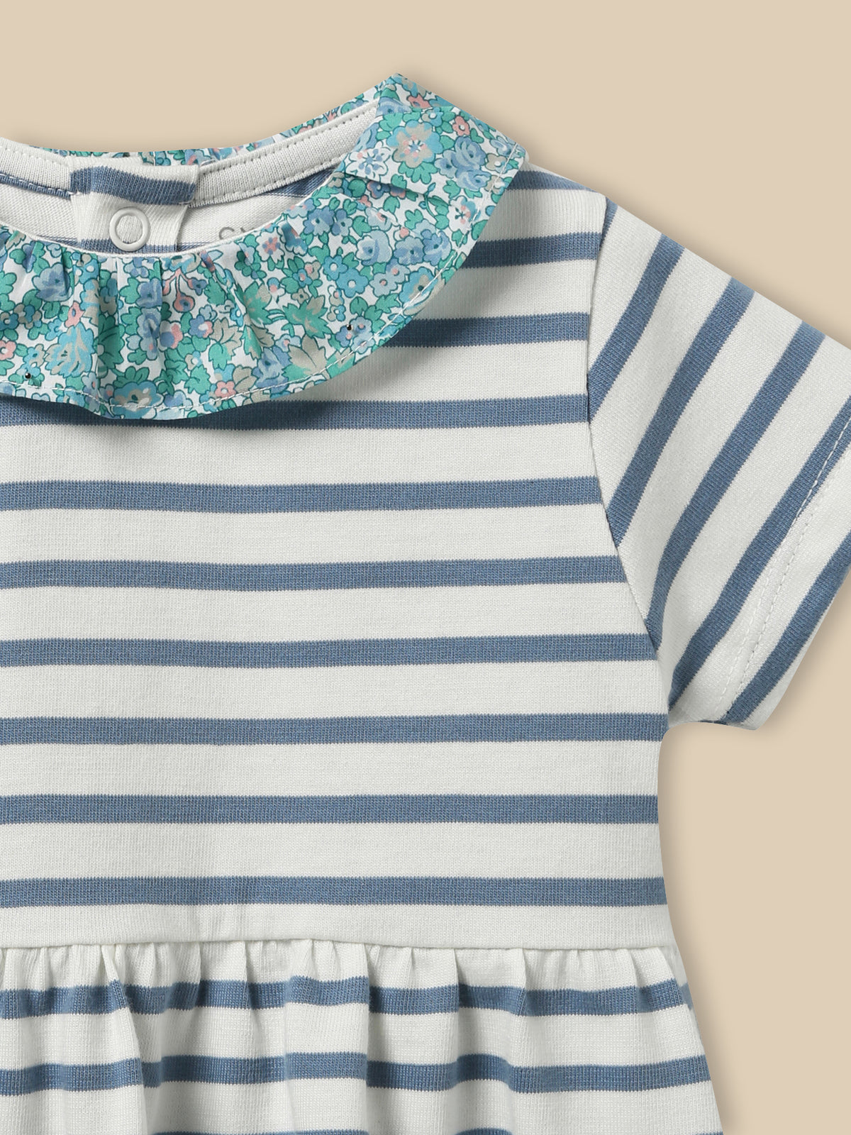 Robe marinière bébé - Coton biologique