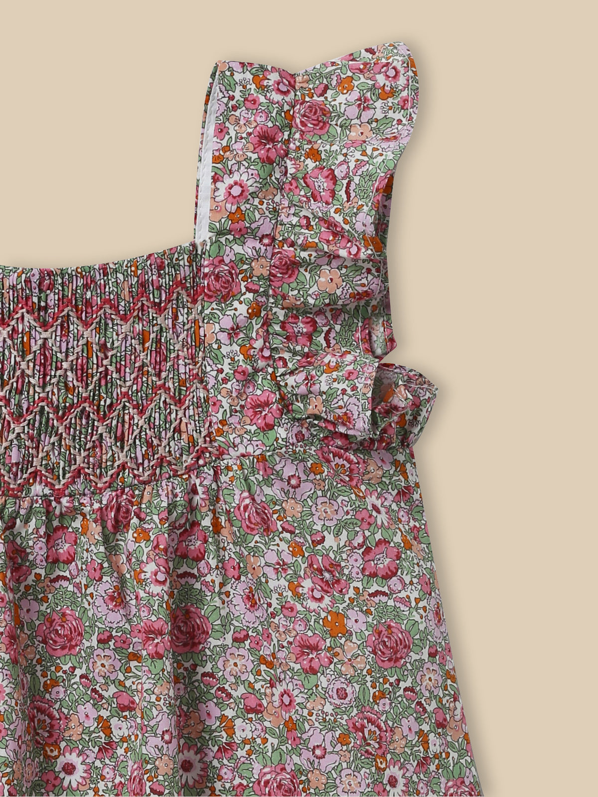 Robe Scarlette en tissu Liberty - Collection Fêtes et Mariages