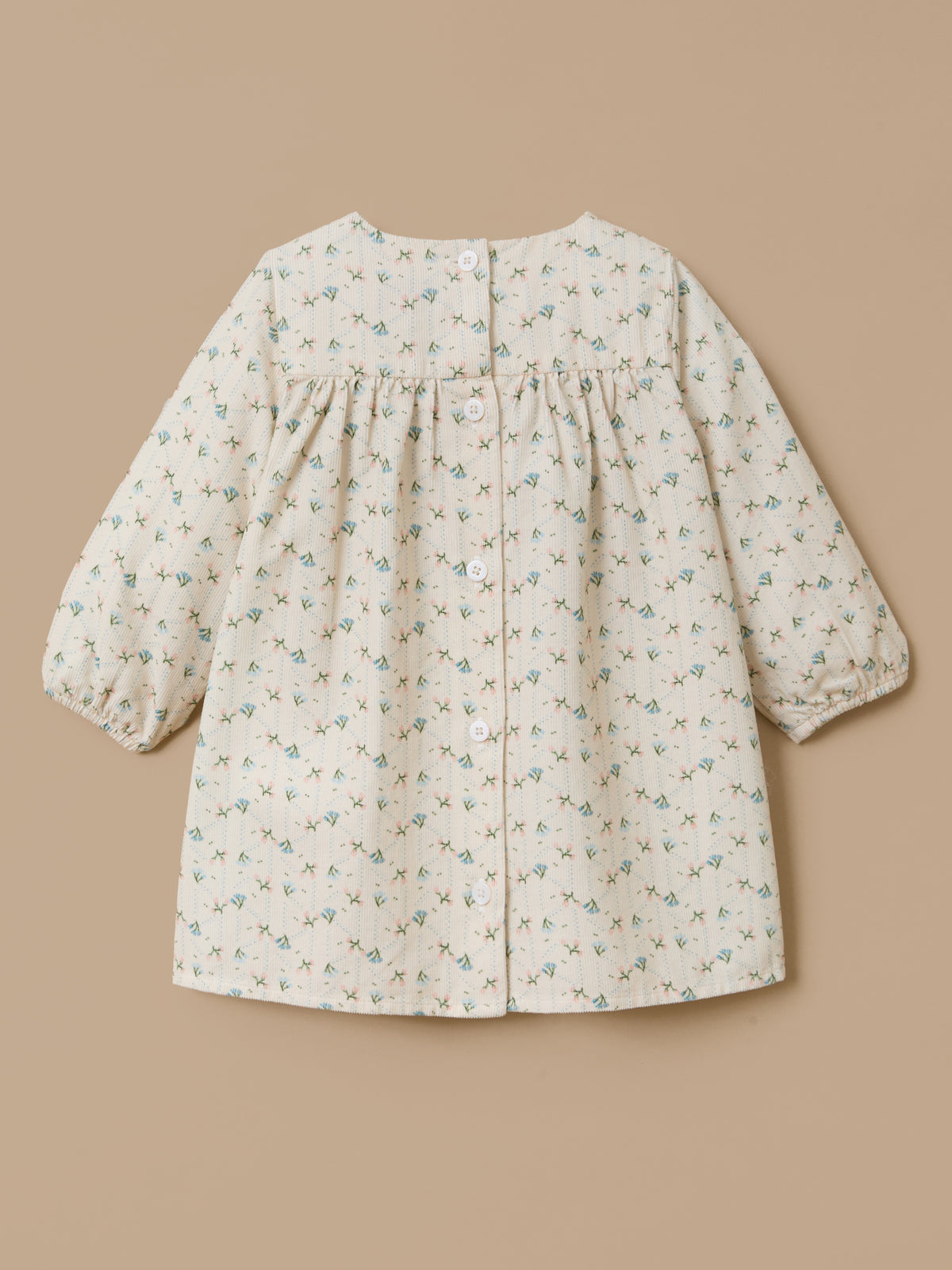 Robe imprimée en velours Bébé