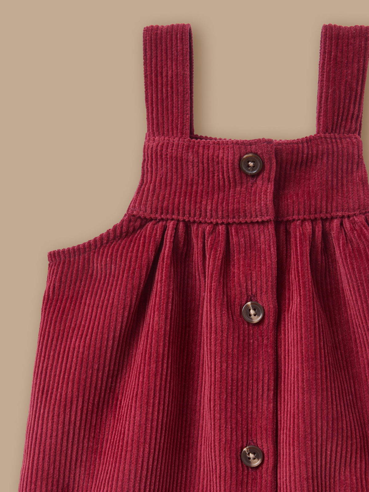 Robe tablier en velours Bébé