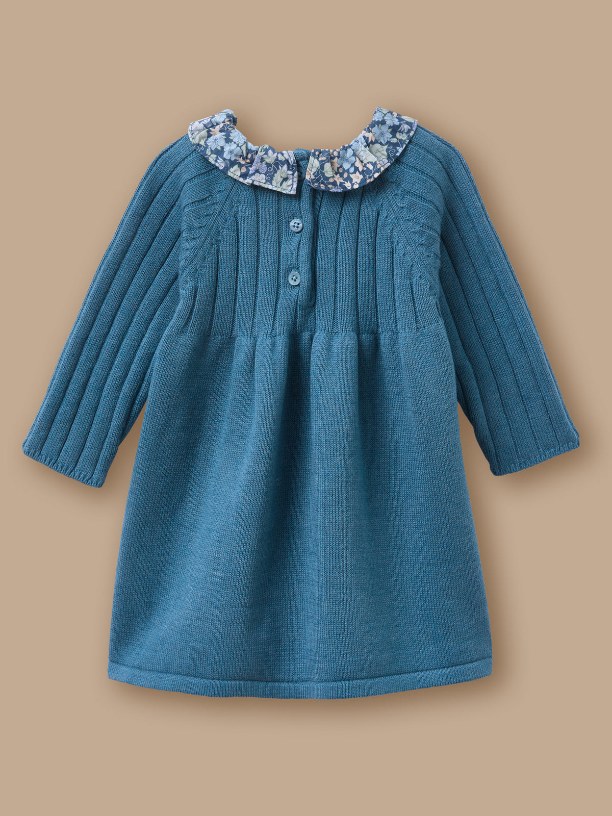 Robe tricot col Liberty Bébé