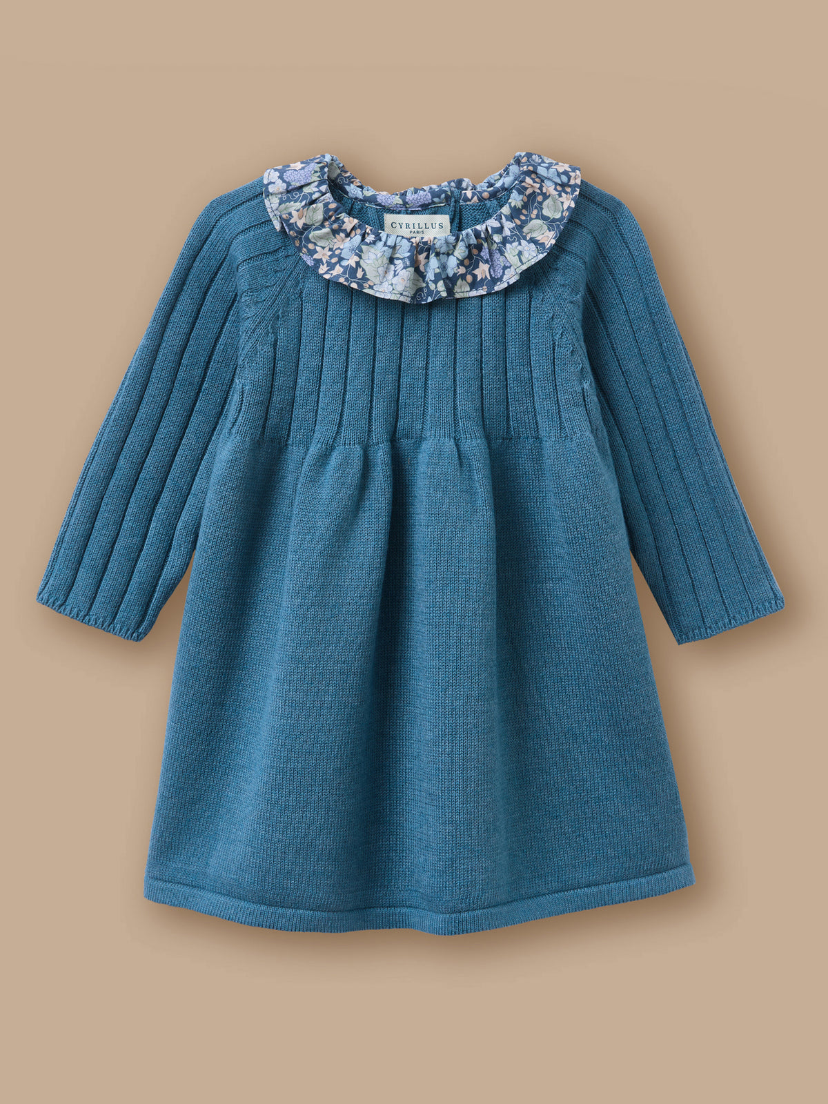 Robe tricot col Liberty Bébé