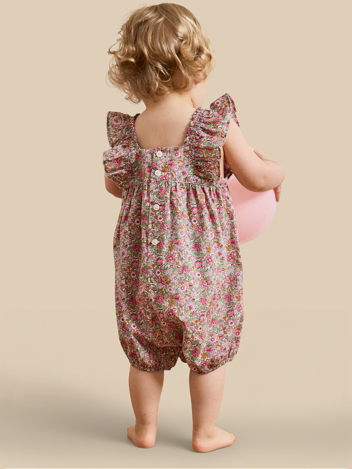 Combi-bloomer en tissu Liberty Bébé