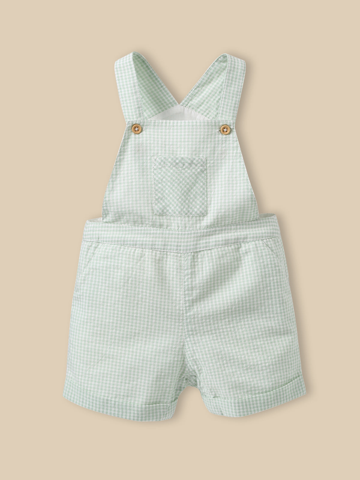 Salopette courte vichy Bébé