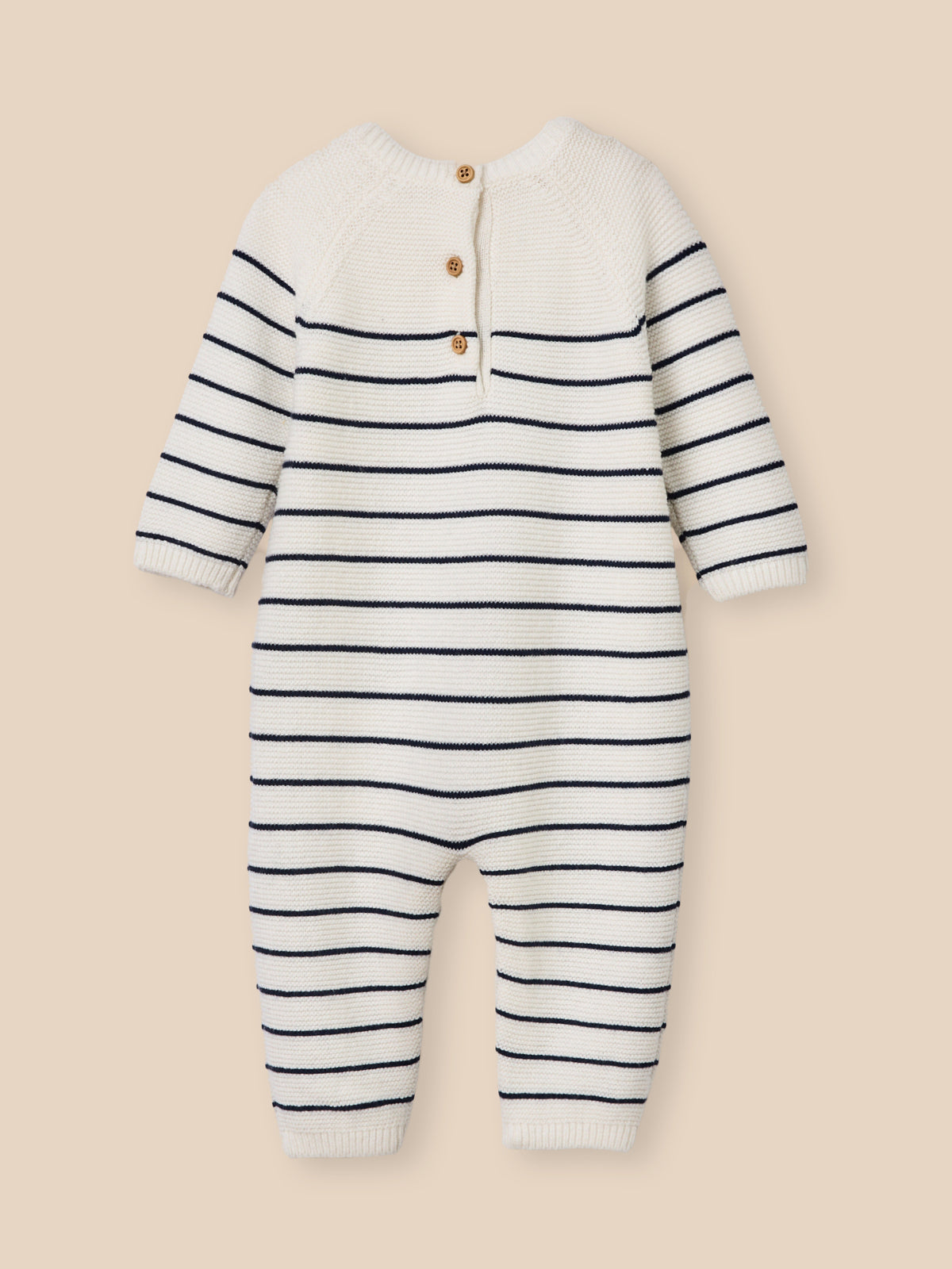Combinaison Bébé en coton biologique et laine