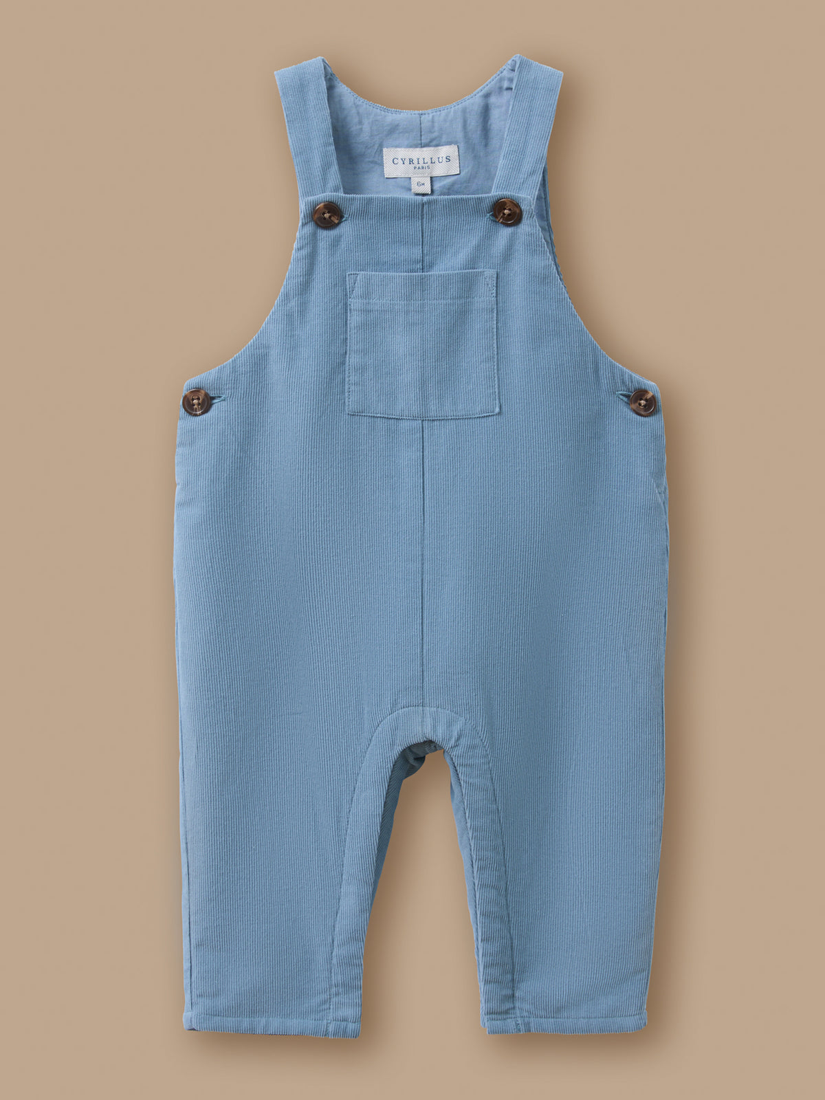 Salopette en velours ras Bébé
