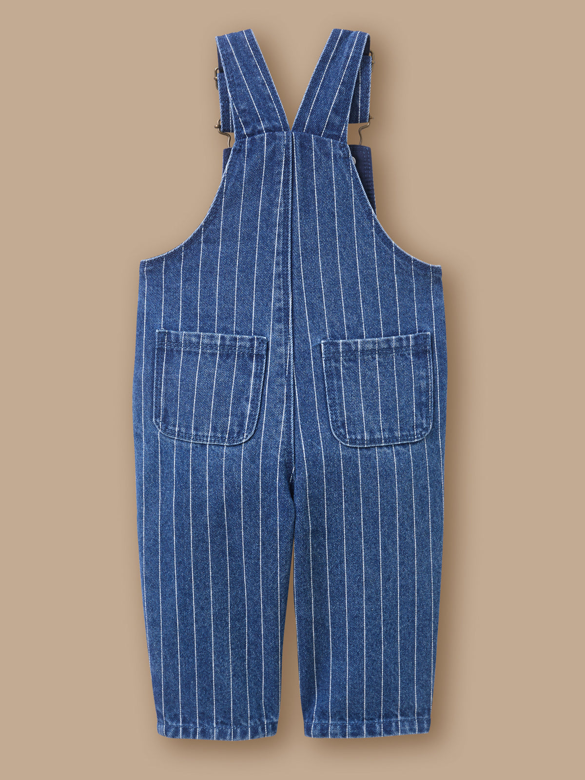 Salopette rayée en denim Bébé