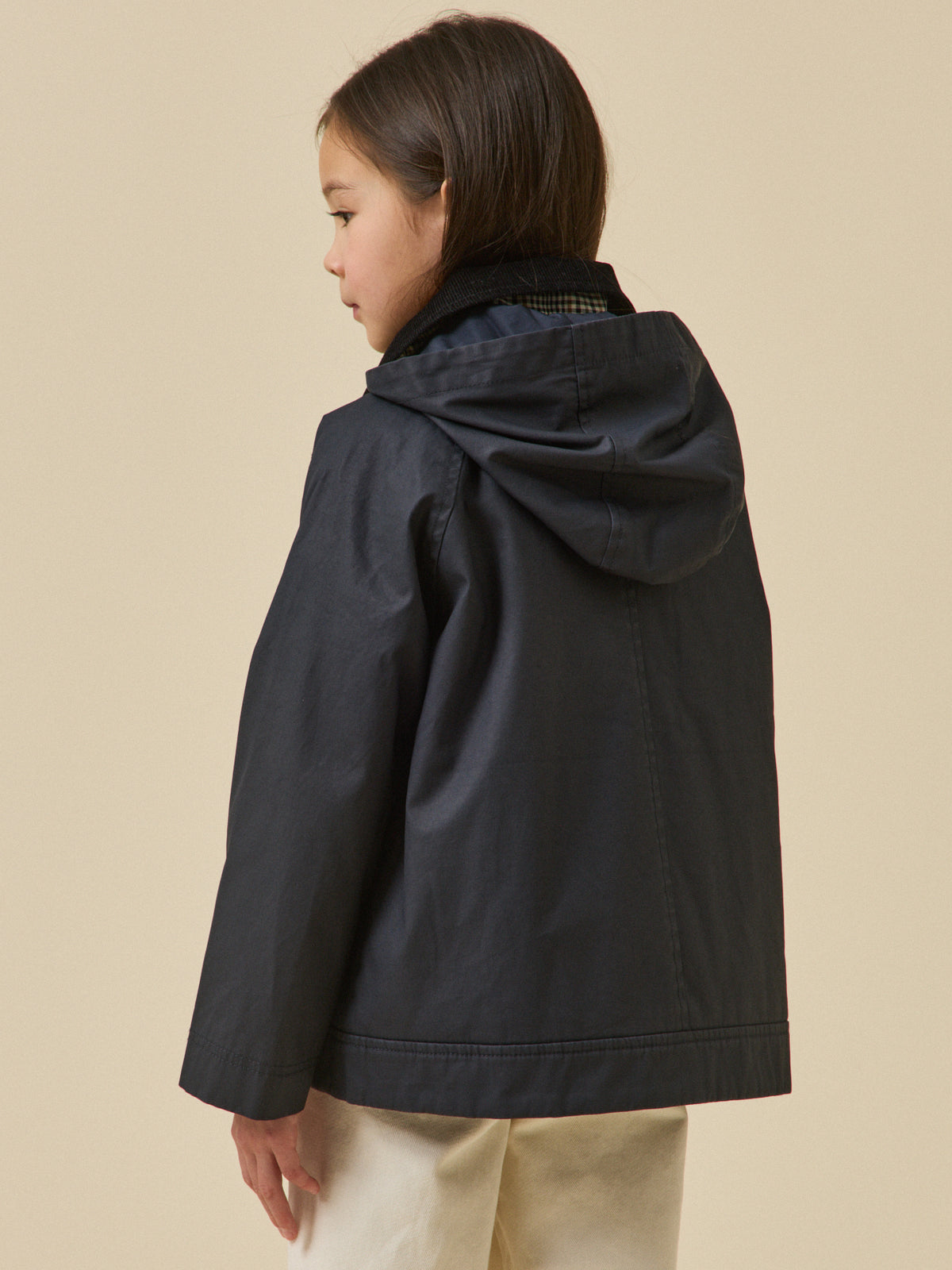 Veste en coton enduit