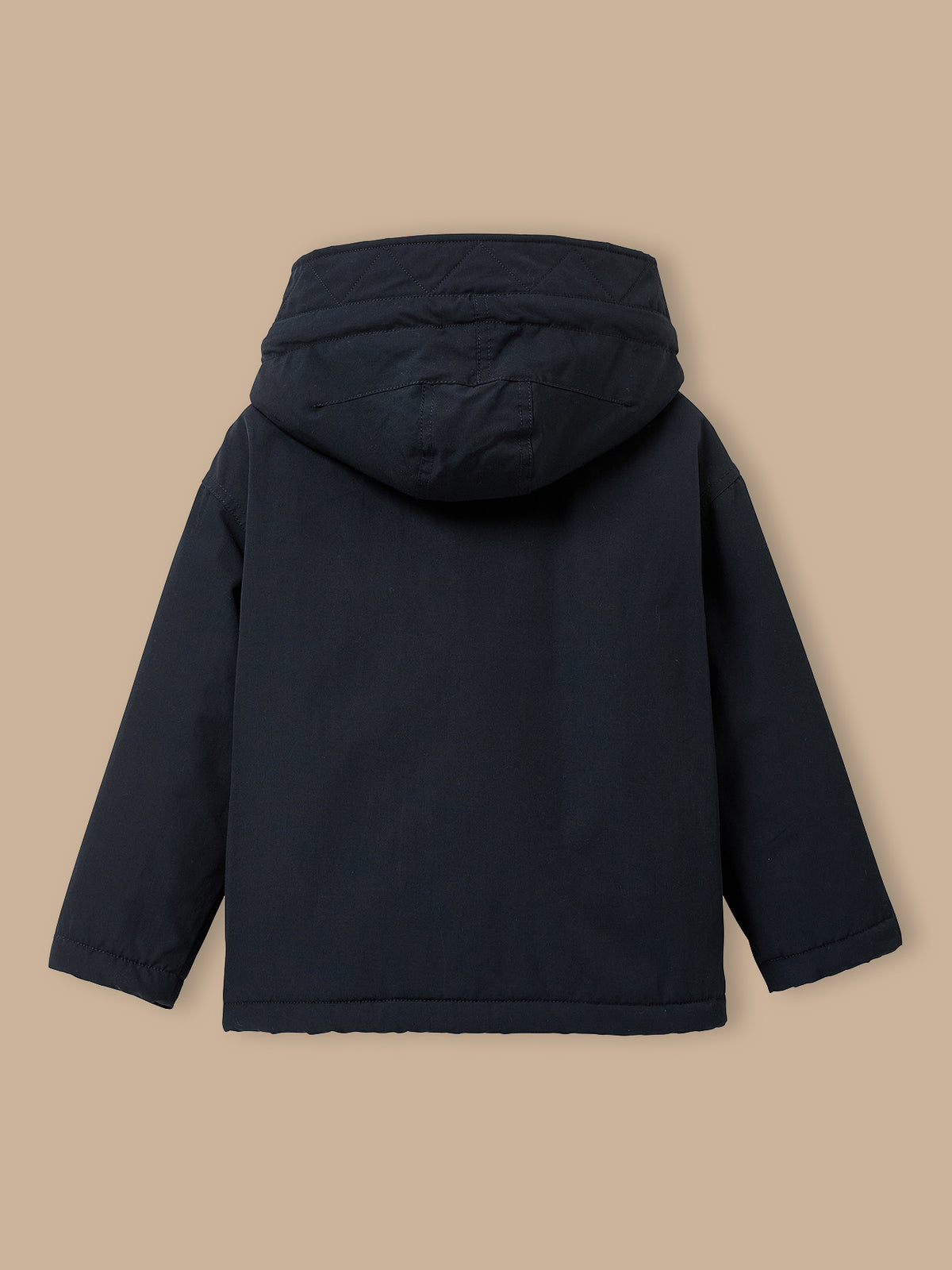 Parka doublée léopard Fille