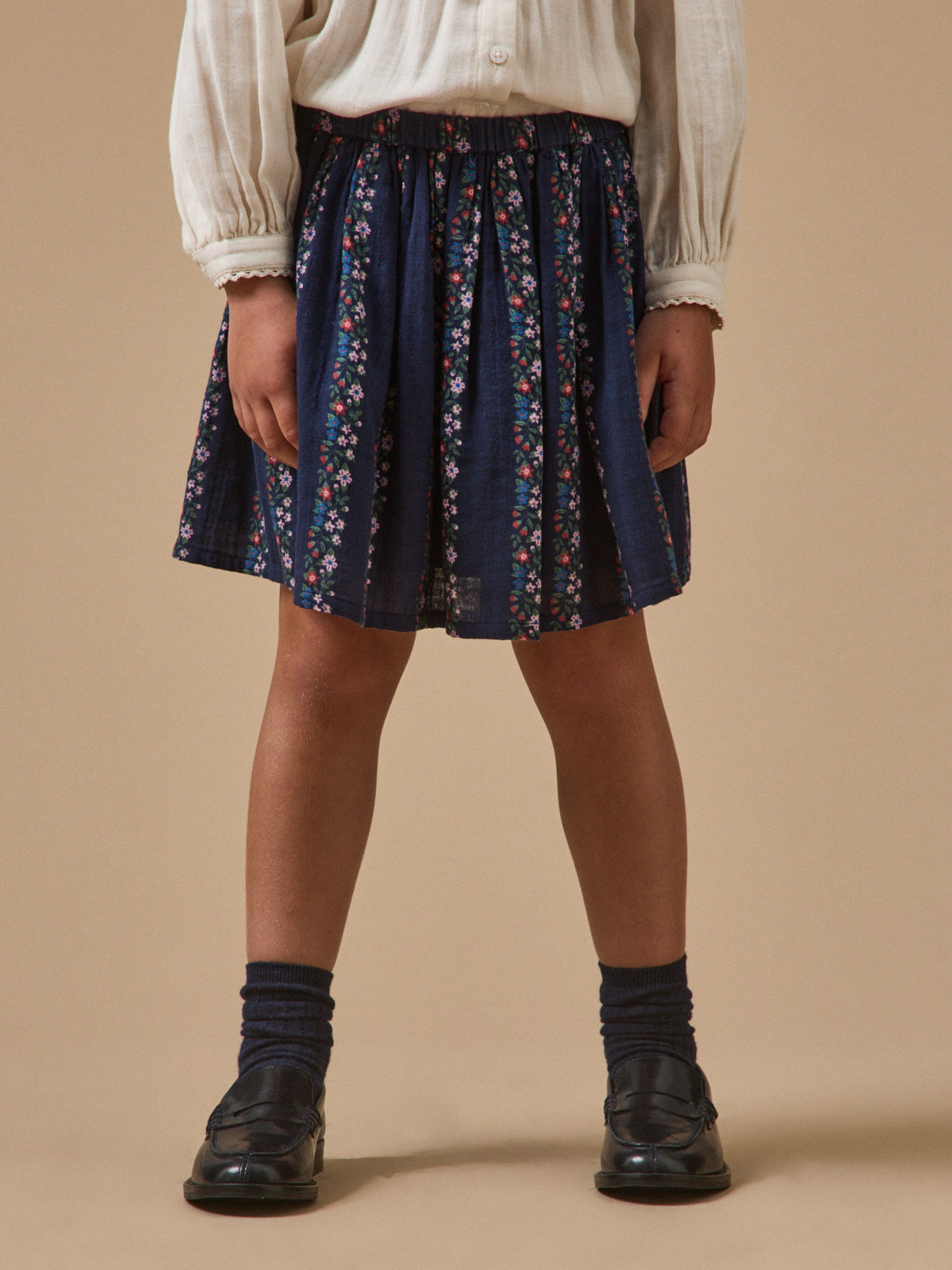 Jupe gaze de coton Fille